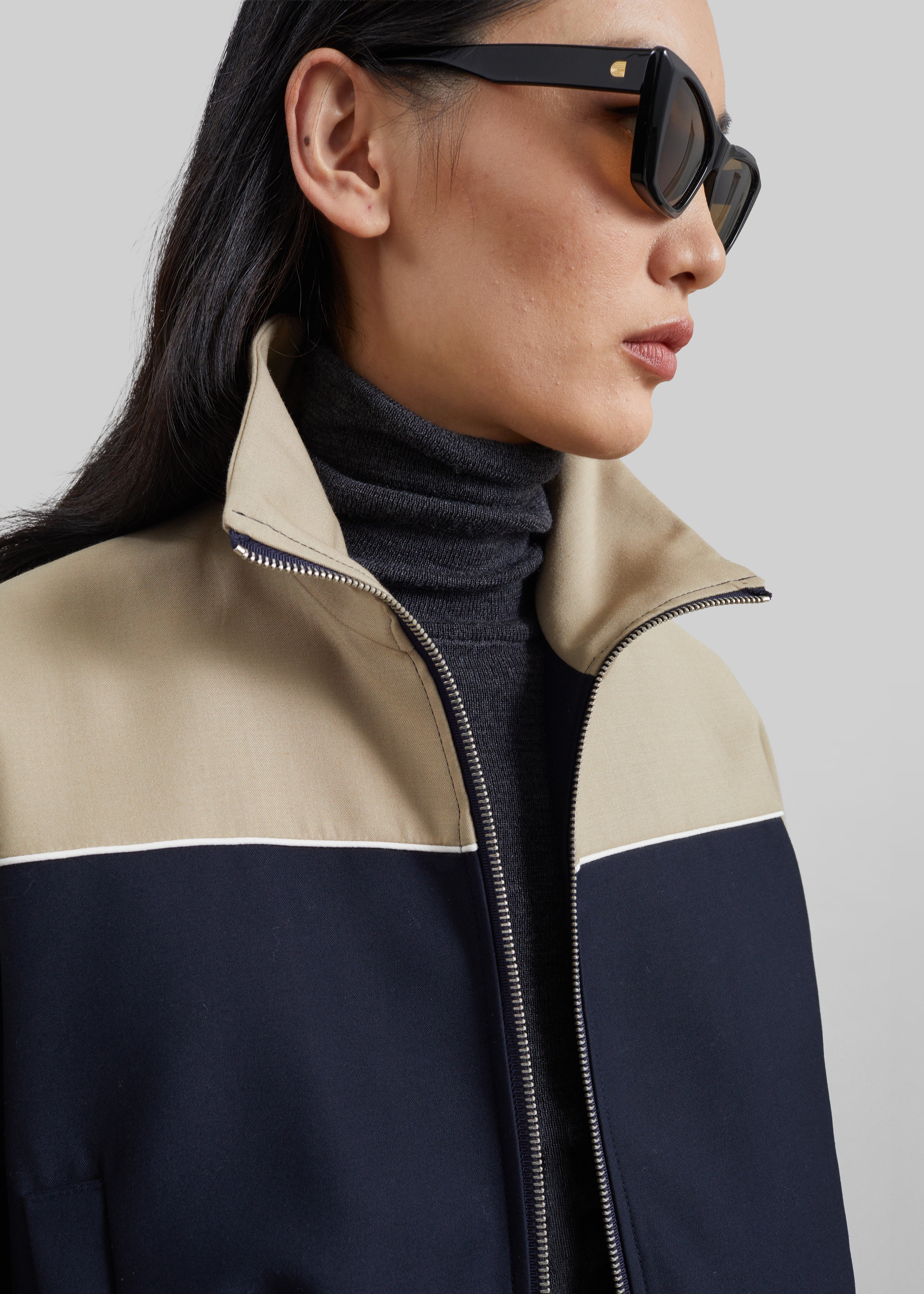 Penally Cropped Jacket - Navy - 6