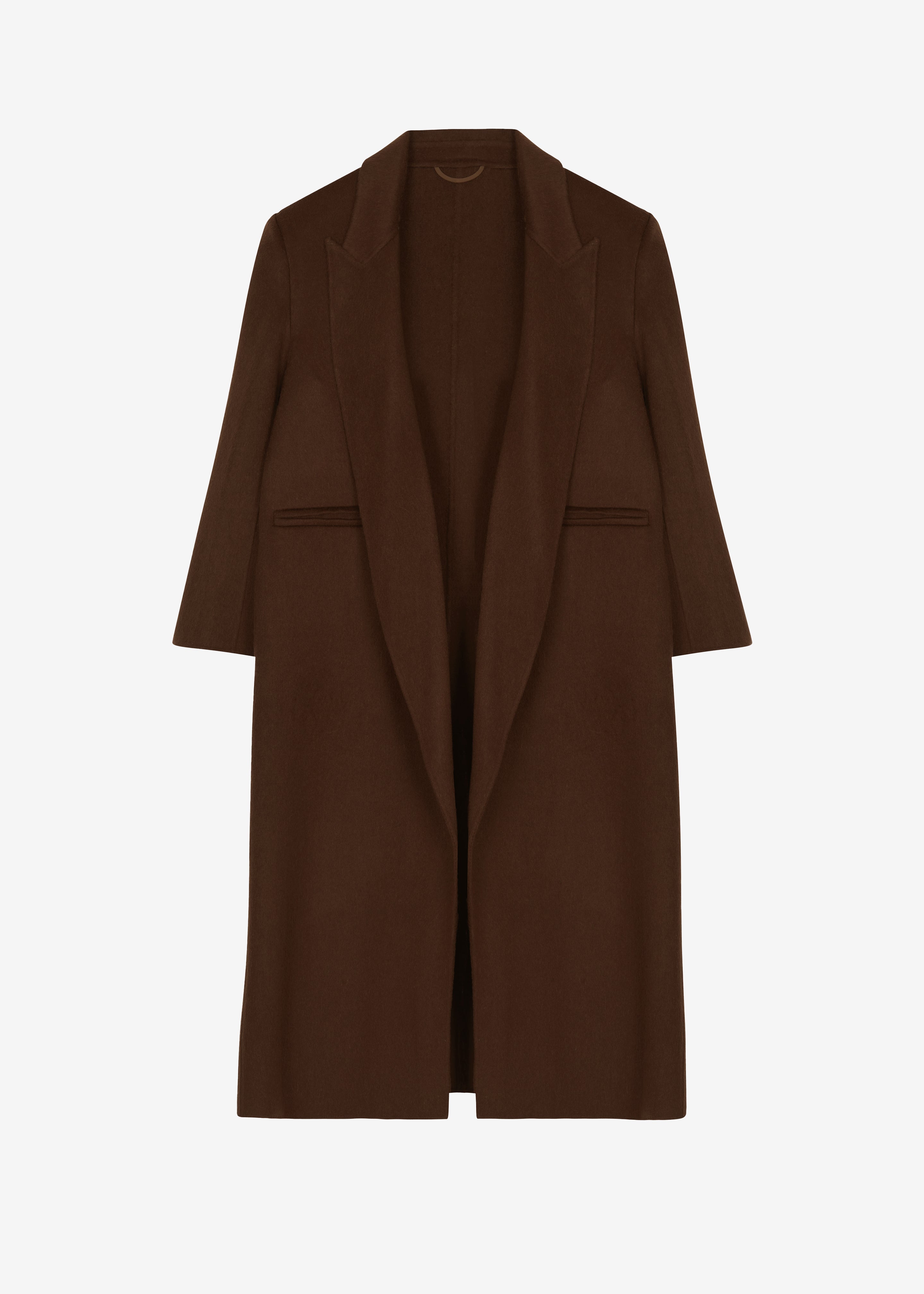 Penrose Wool Coat - Brown - 8