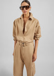 Chemise Peri en coton - Camel