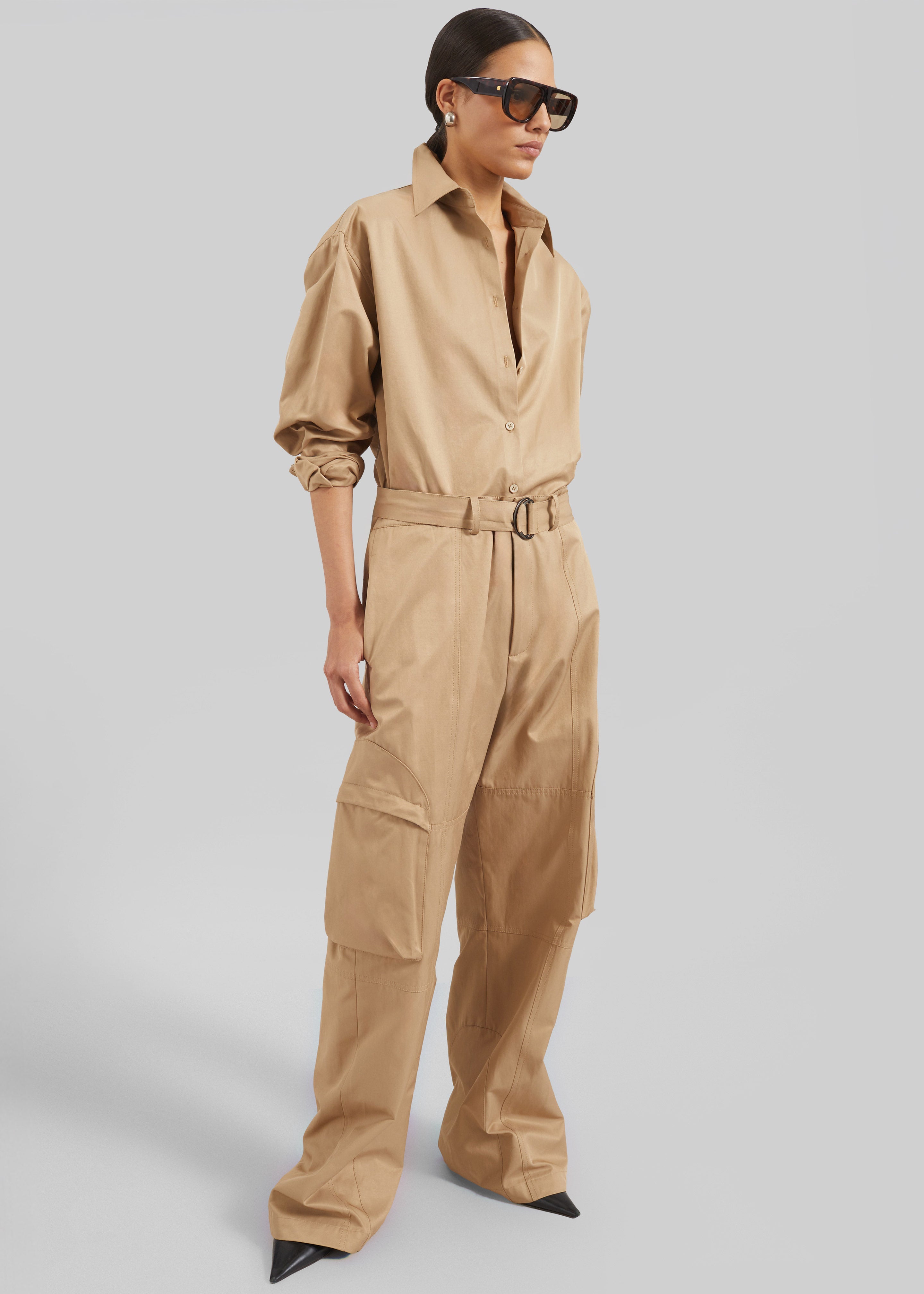 Chemise Peri en coton - Camel - 6