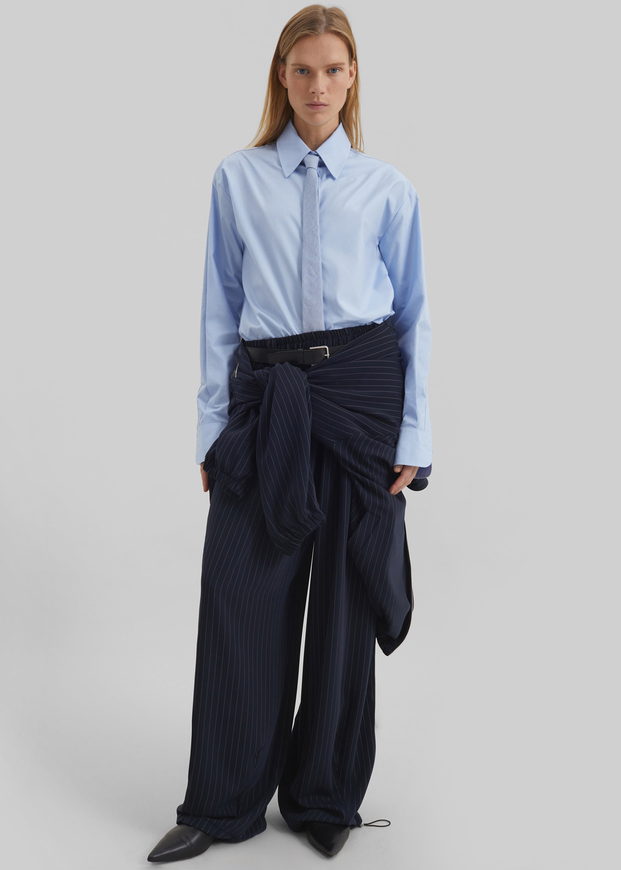 Shop the look image for Peri Cotton Shirt - Light Blue