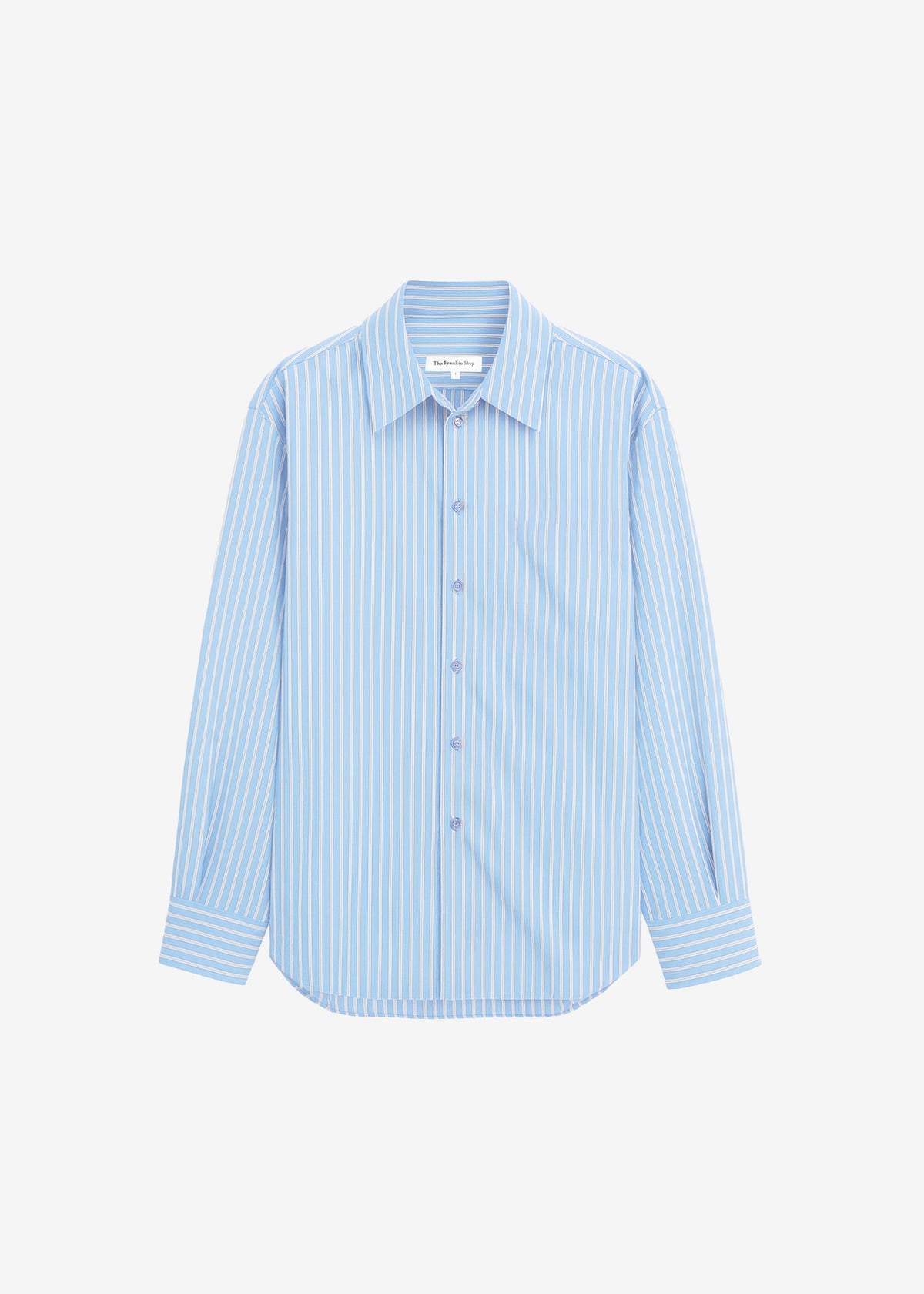 Peri Fluid Shirt - Blue/White Stripe - 9