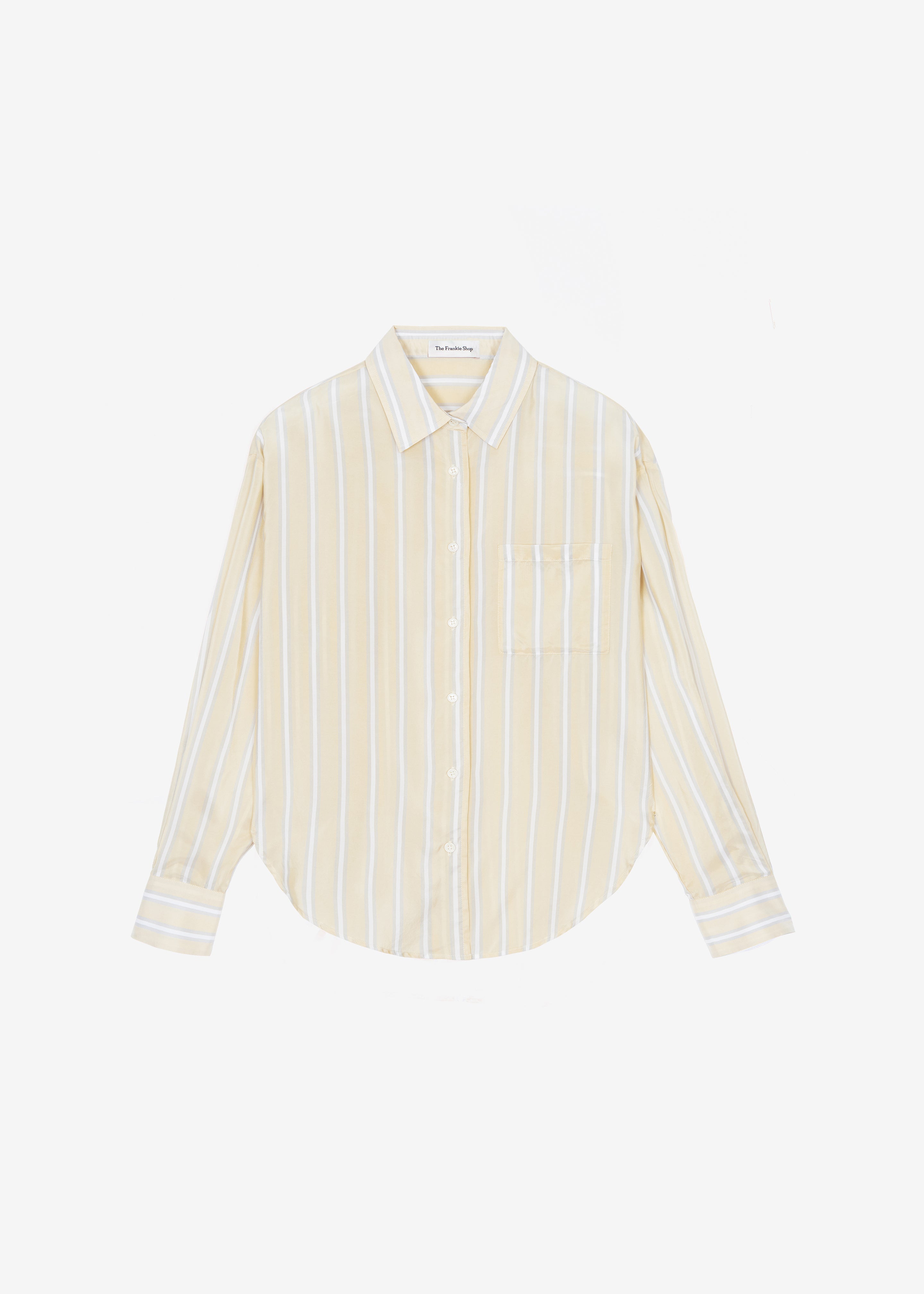 Peri Fluid Shirt - Yellow/White Stripe - 7