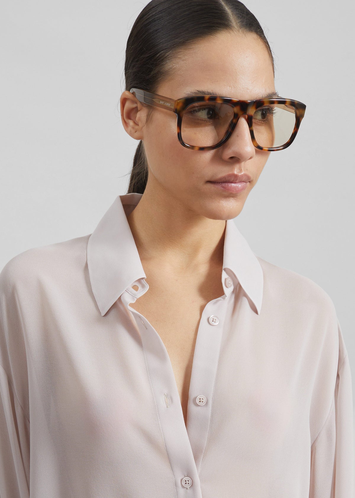 Peri Georgette Shirt - Faded Pink - 3