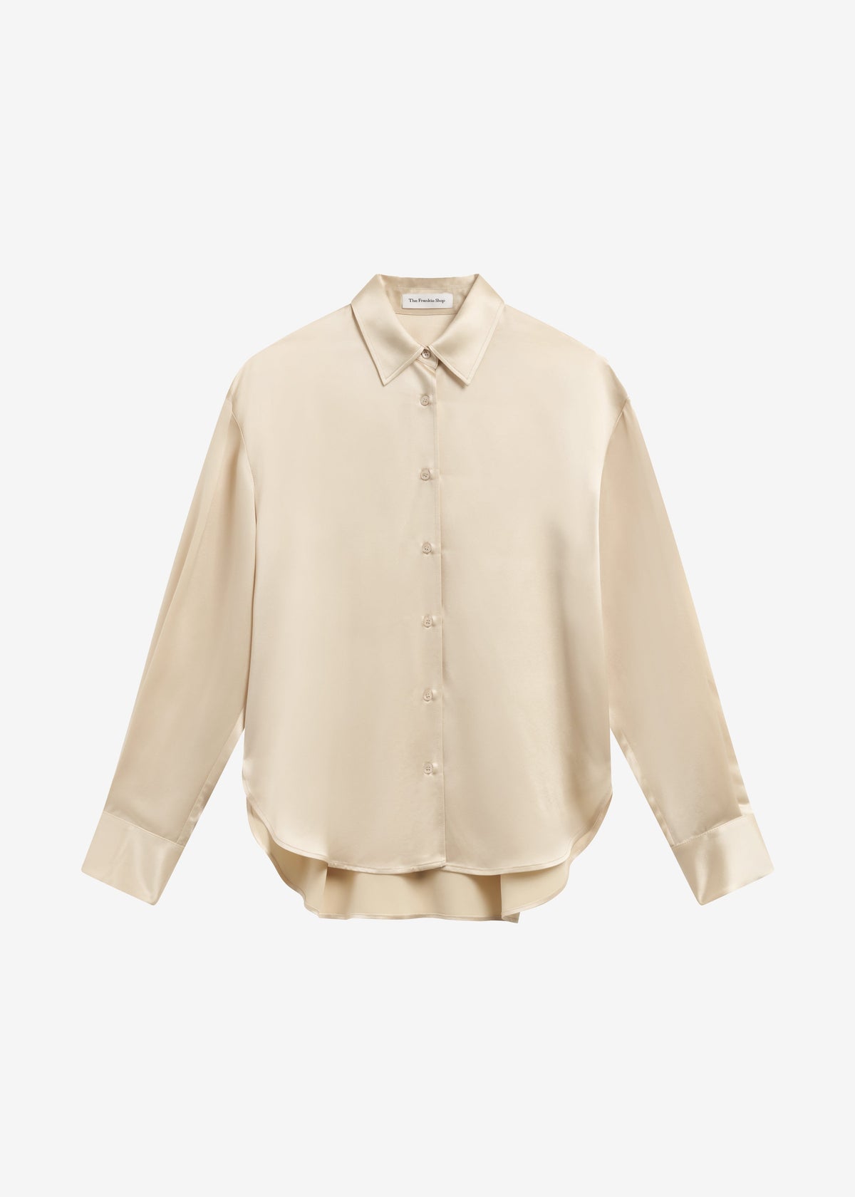 Peri Satin Shirt - Champagne - 6