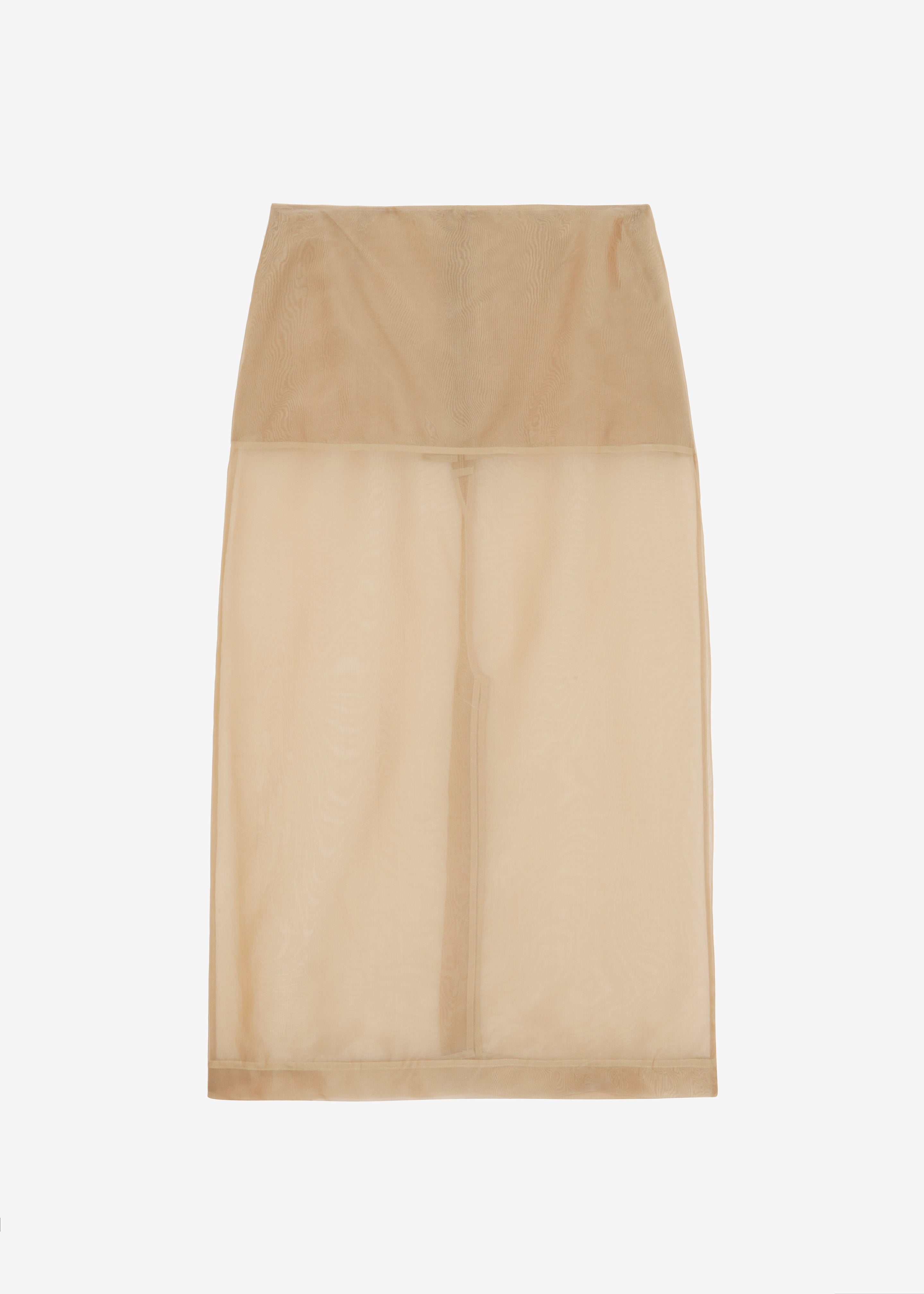 Peri Sheer Midi Skirt - Desert Sand - 15