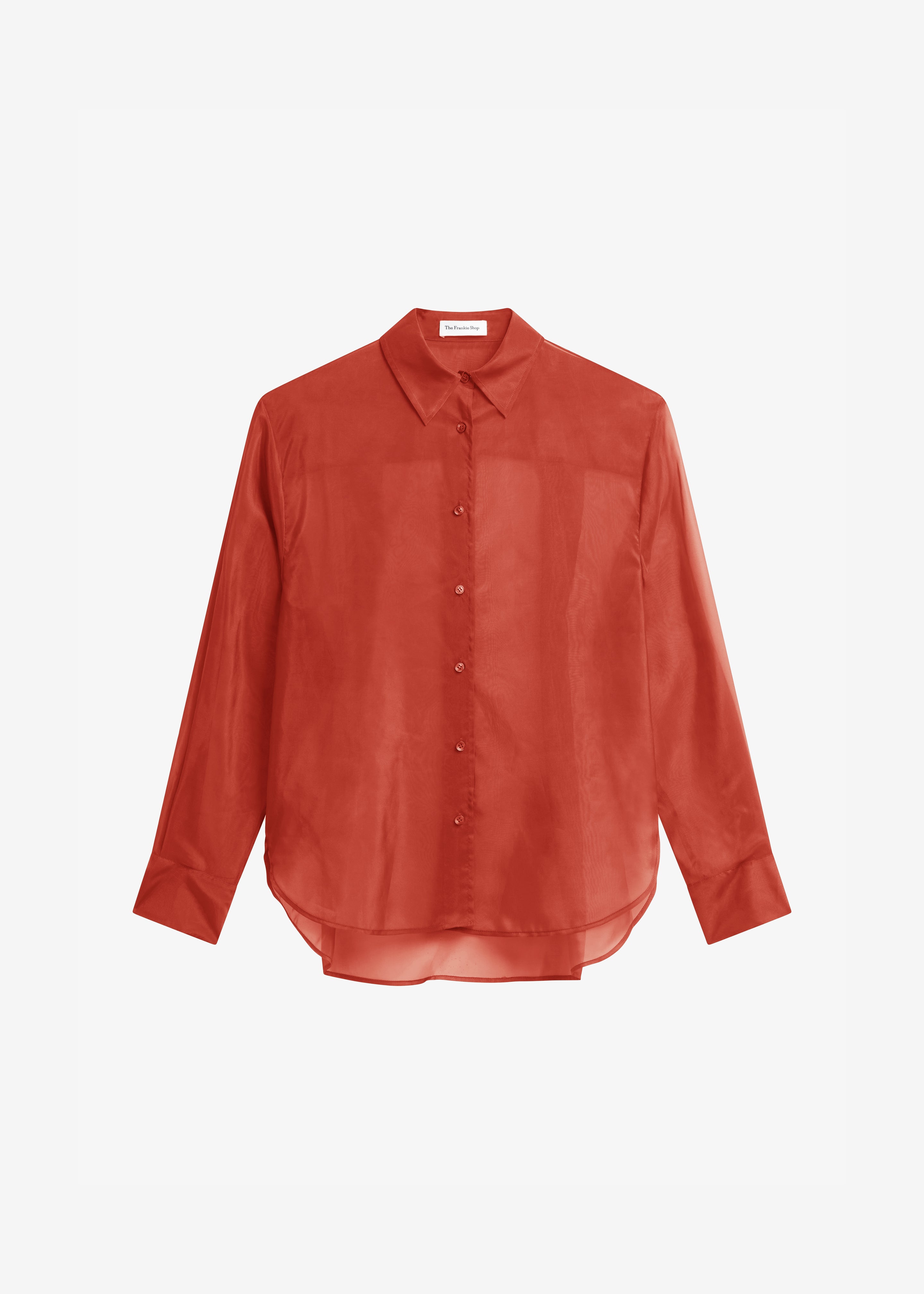 Peri Sheer Shirt - Red - 10