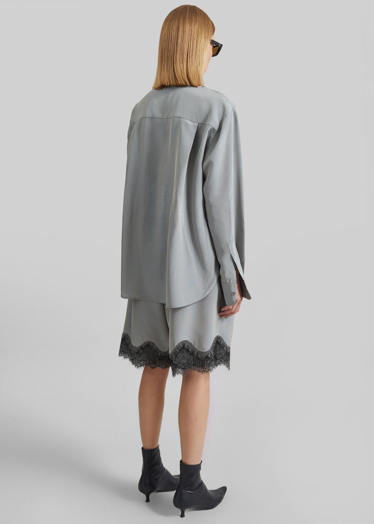 Peri Shirt - Checked Grey - 5