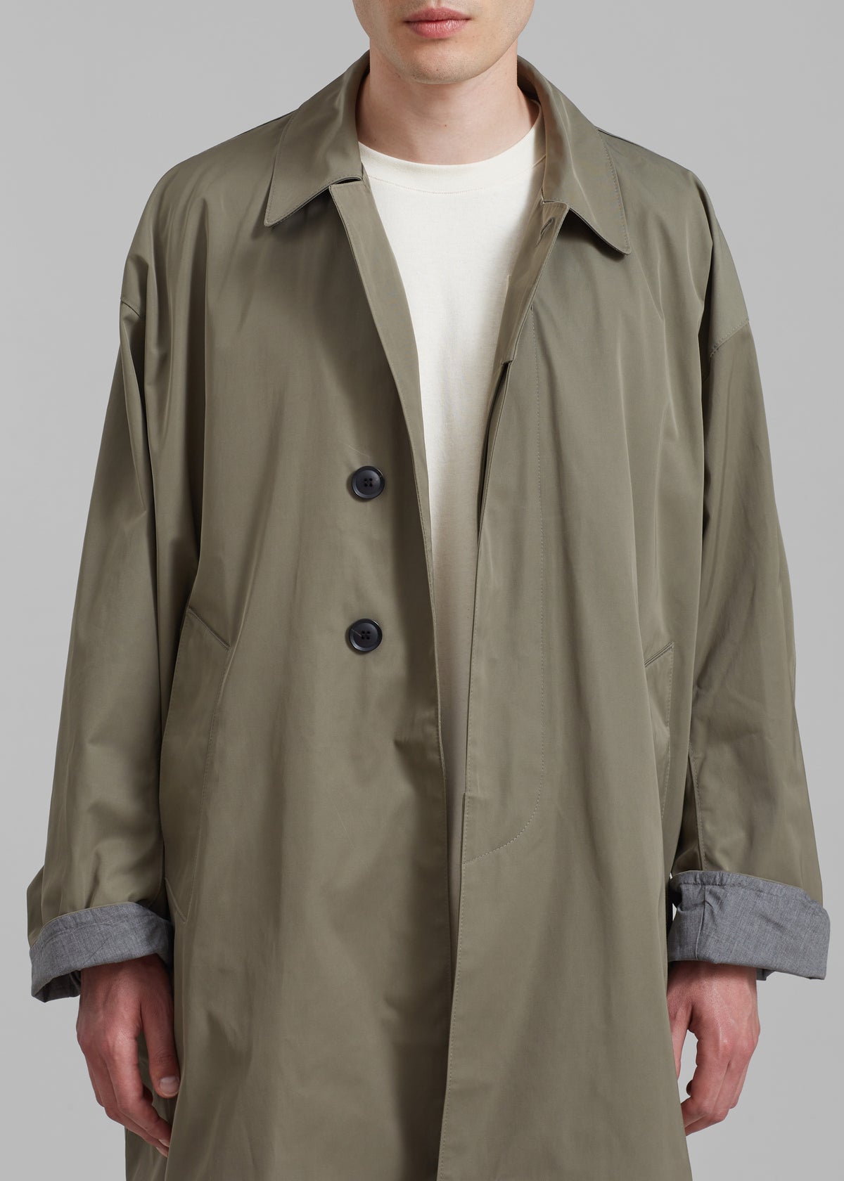 Peter Trench Coat - Eucalyptus - 4