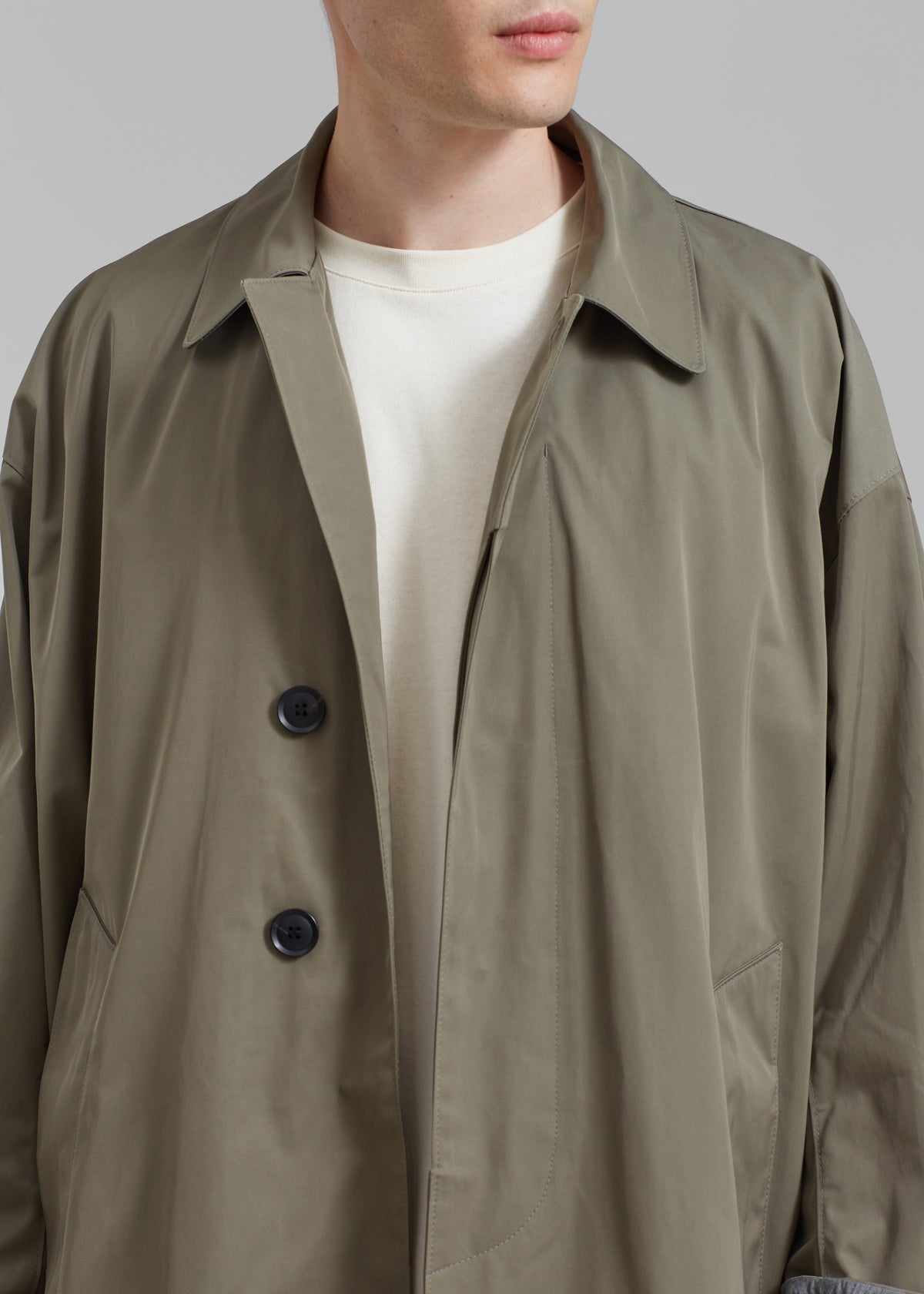 Peter Trench Coat - Eucalyptus - 3