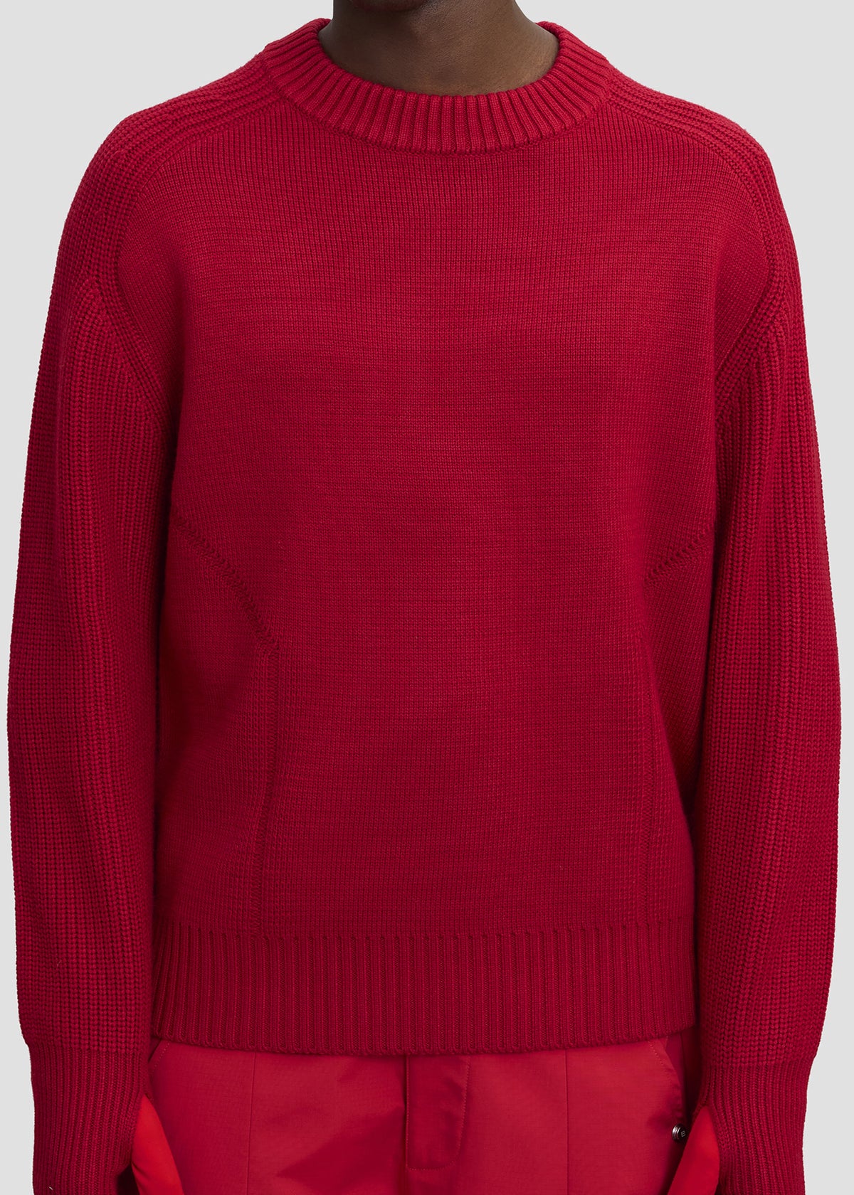 Pieces Uniques Emblem Pullover - Rouge