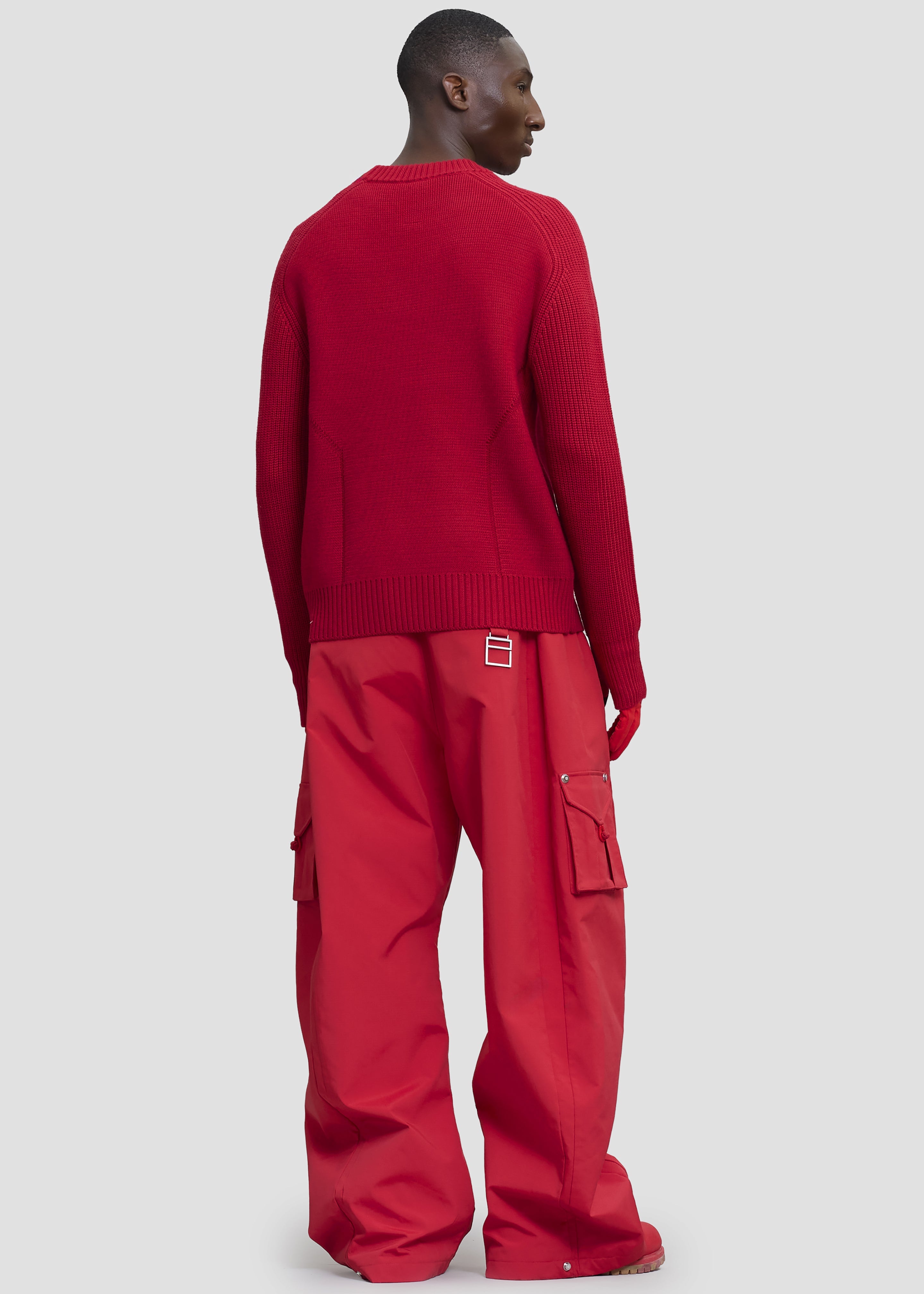 Pieces Uniques Emblem Pullover - Rouge