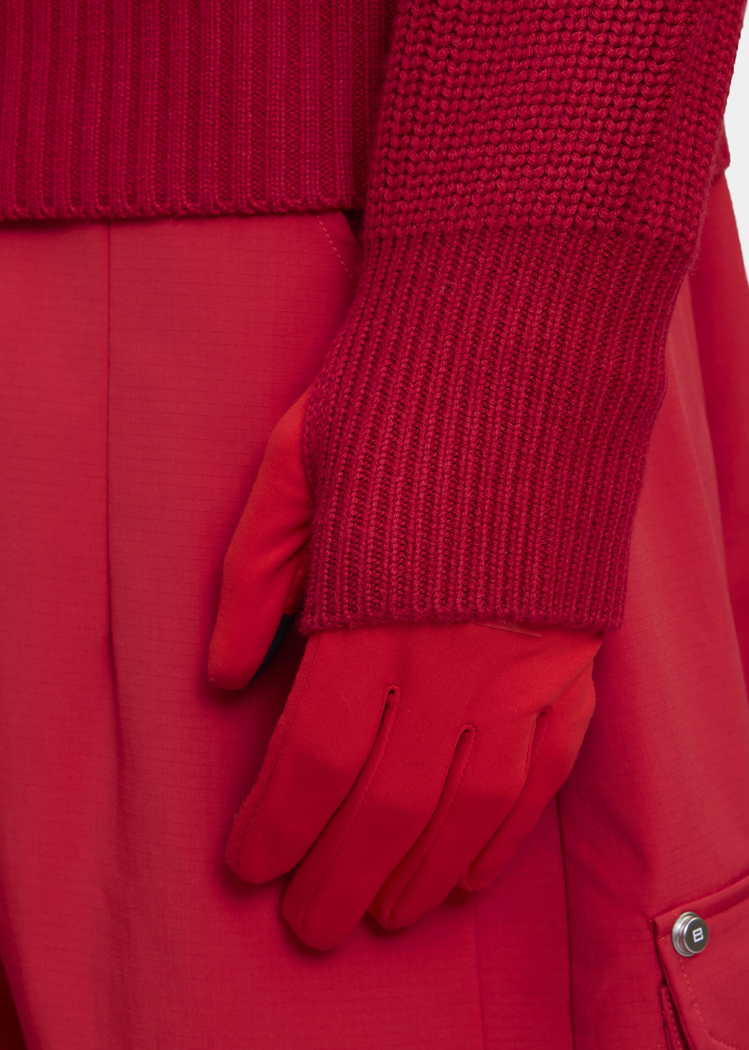 Pieces Uniques Emblem Pullover - Rouge
