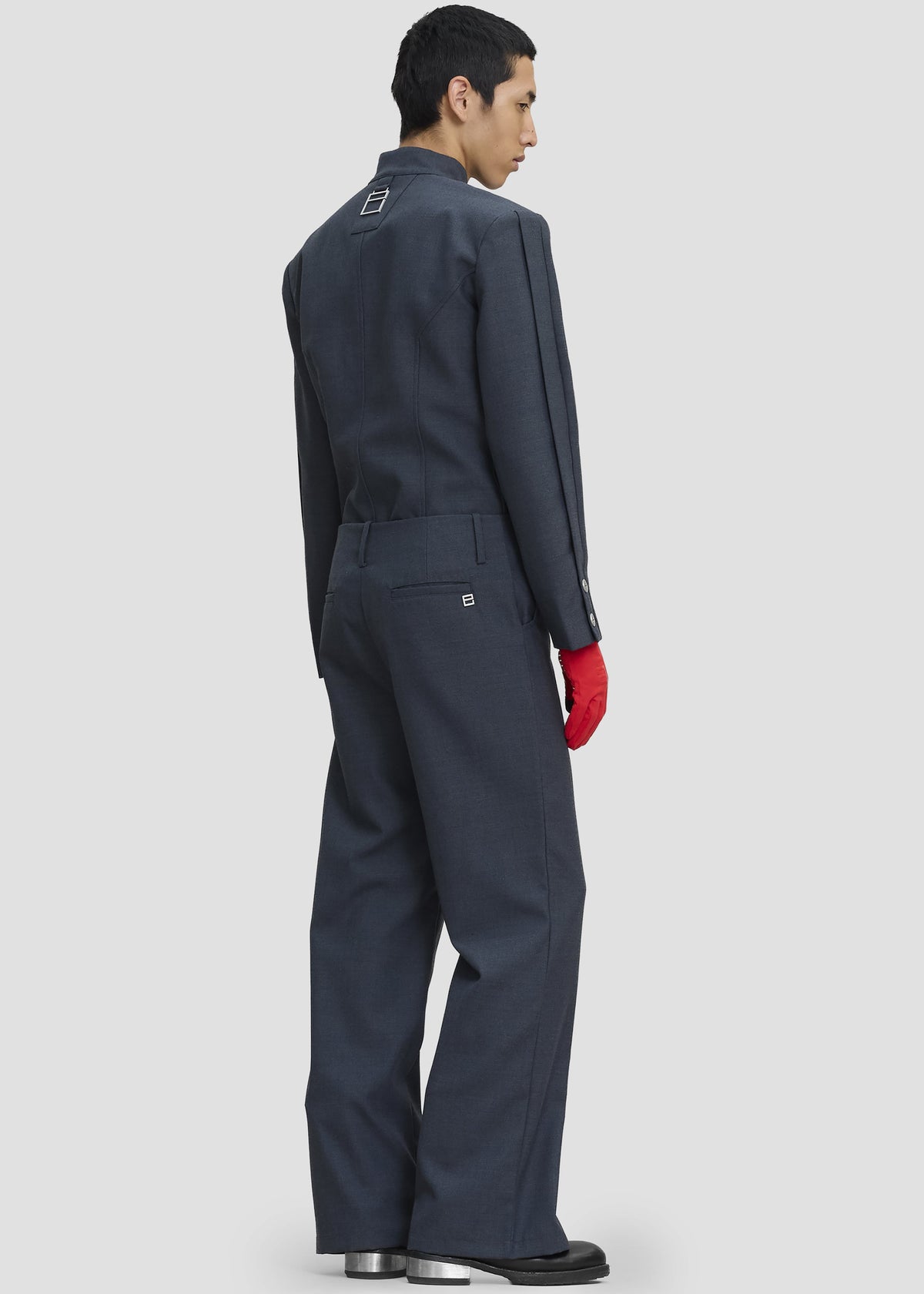 Pieces Uniques Emin Zip Pants - Ashen Sky