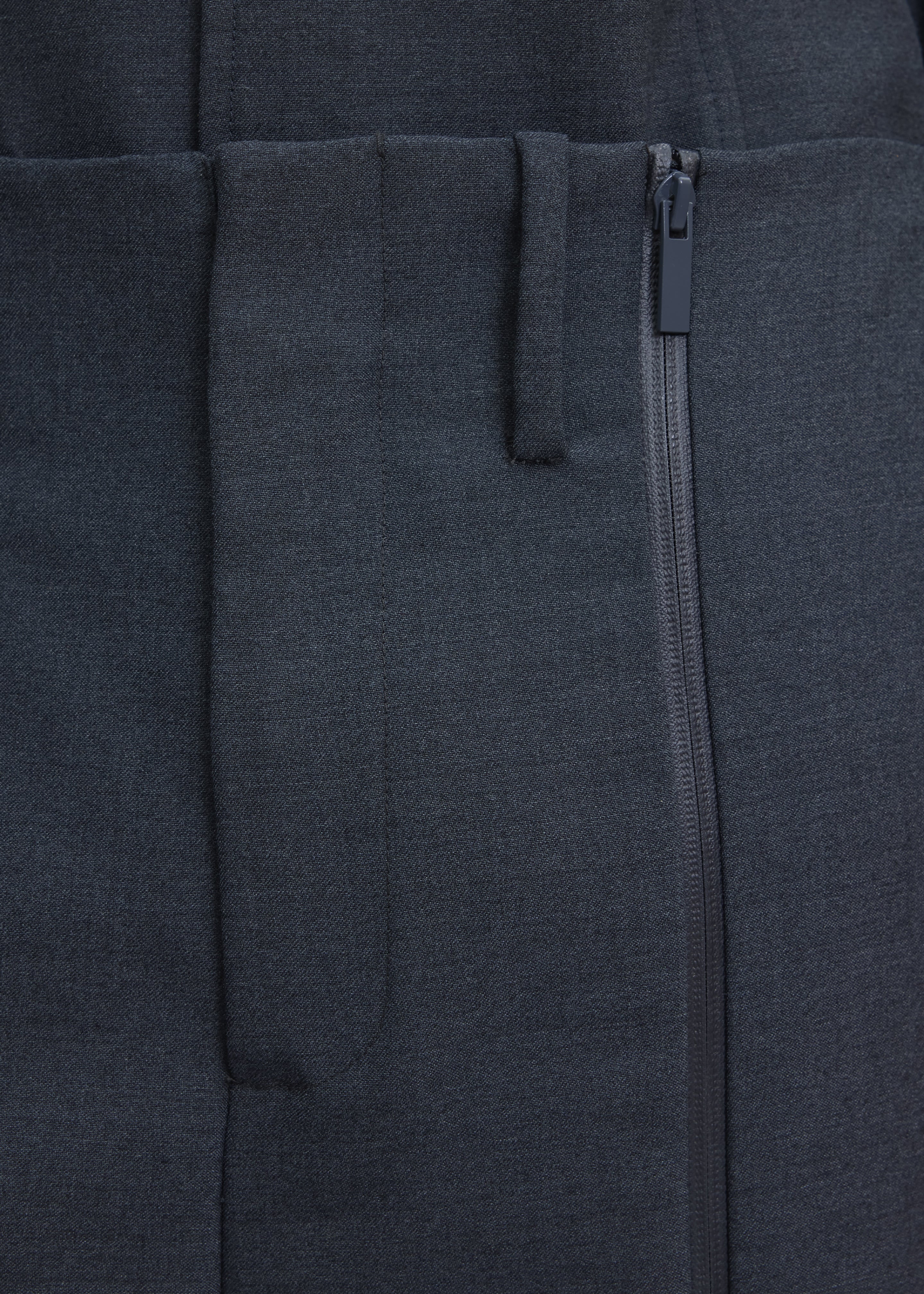Pieces Uniques Emin Zip Pants - Ashen Sky