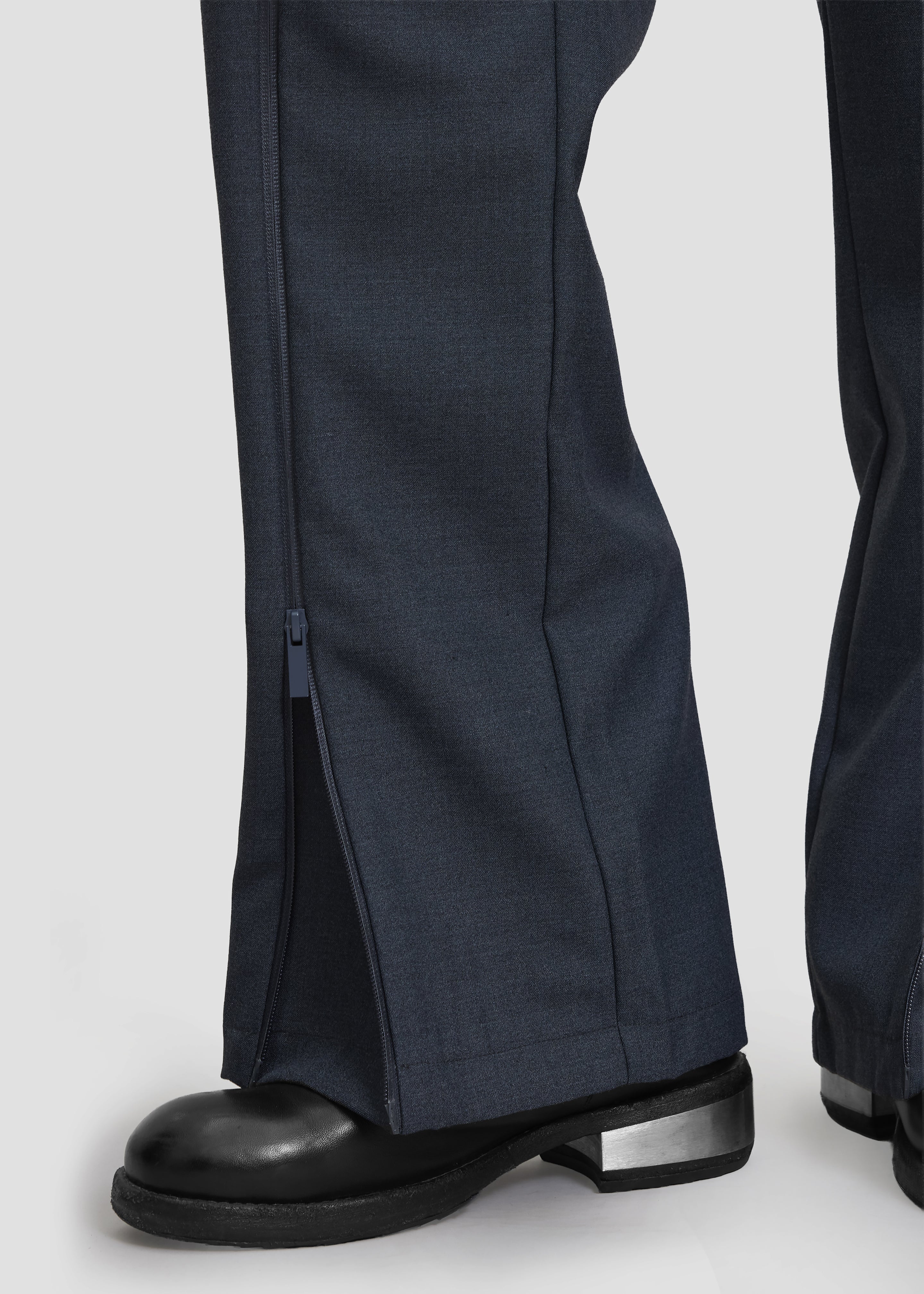 Pieces Uniques Emin Zip Pants - Ashen Sky