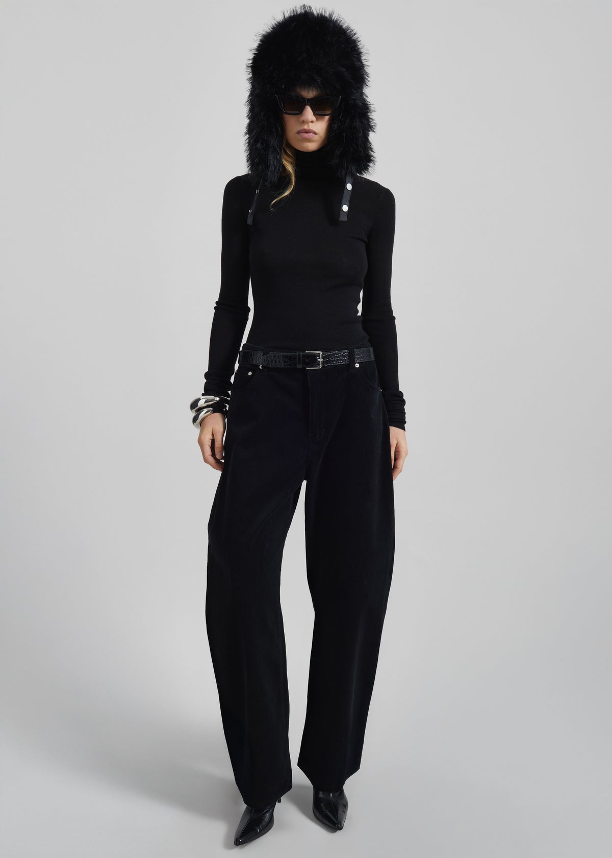 Pieces Uniques The Trapper Hat - Black - 5