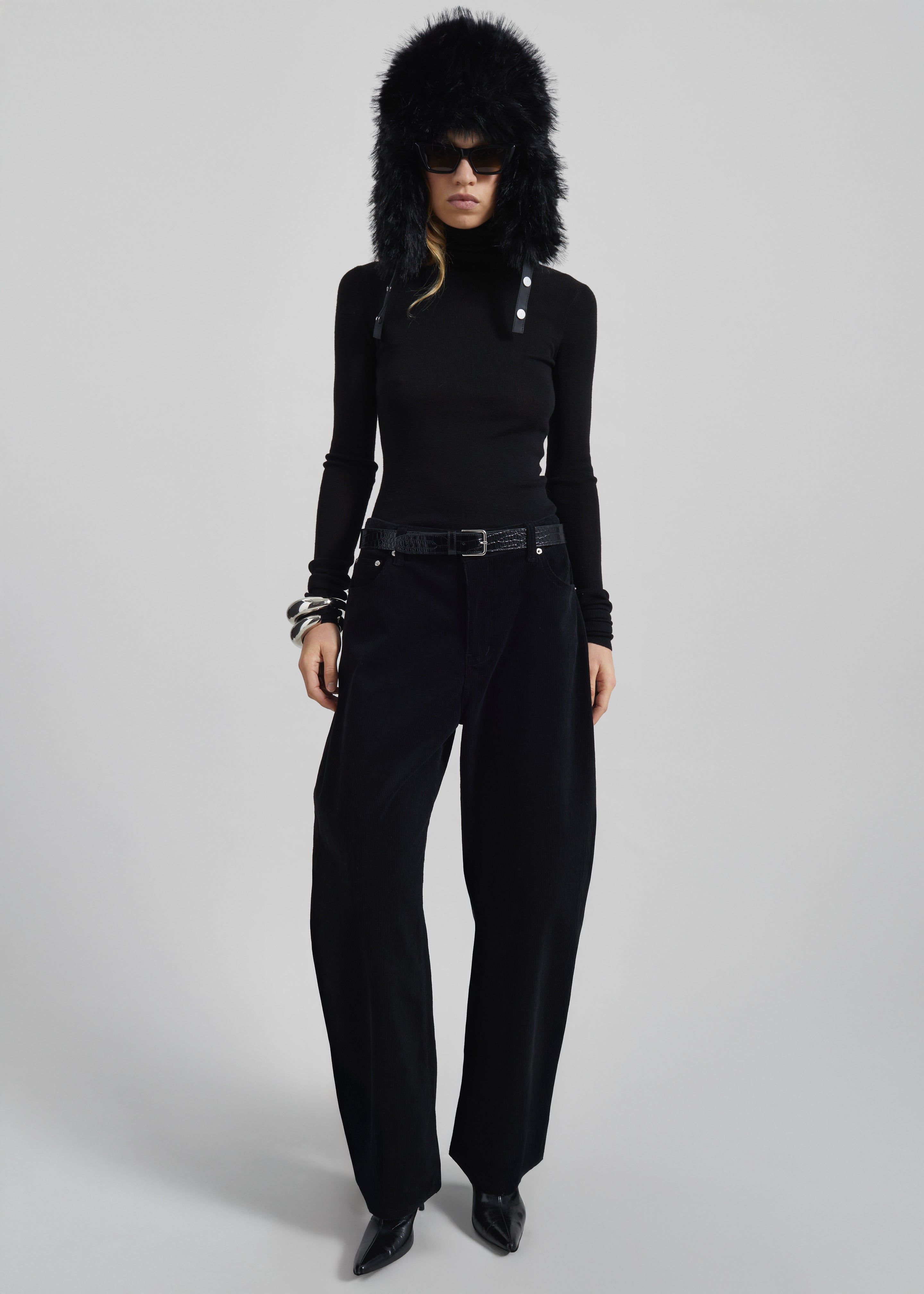 Pieces Uniques The Trapper Hat - Black - 5