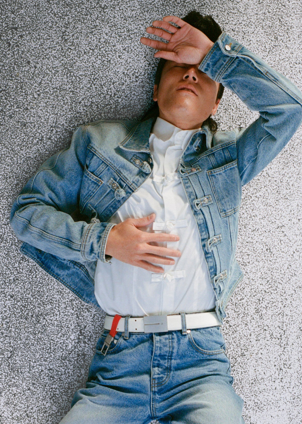 Pieces Uniques Ashen Sky Denim Jacket - Indigo Denim - 7