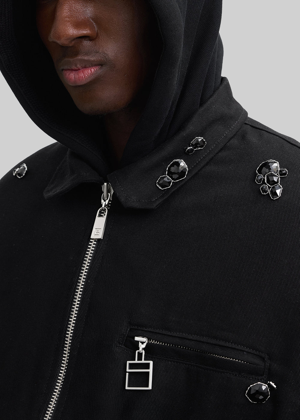 Pieces Uniques Onyx Workwear Jacket - Black - 1