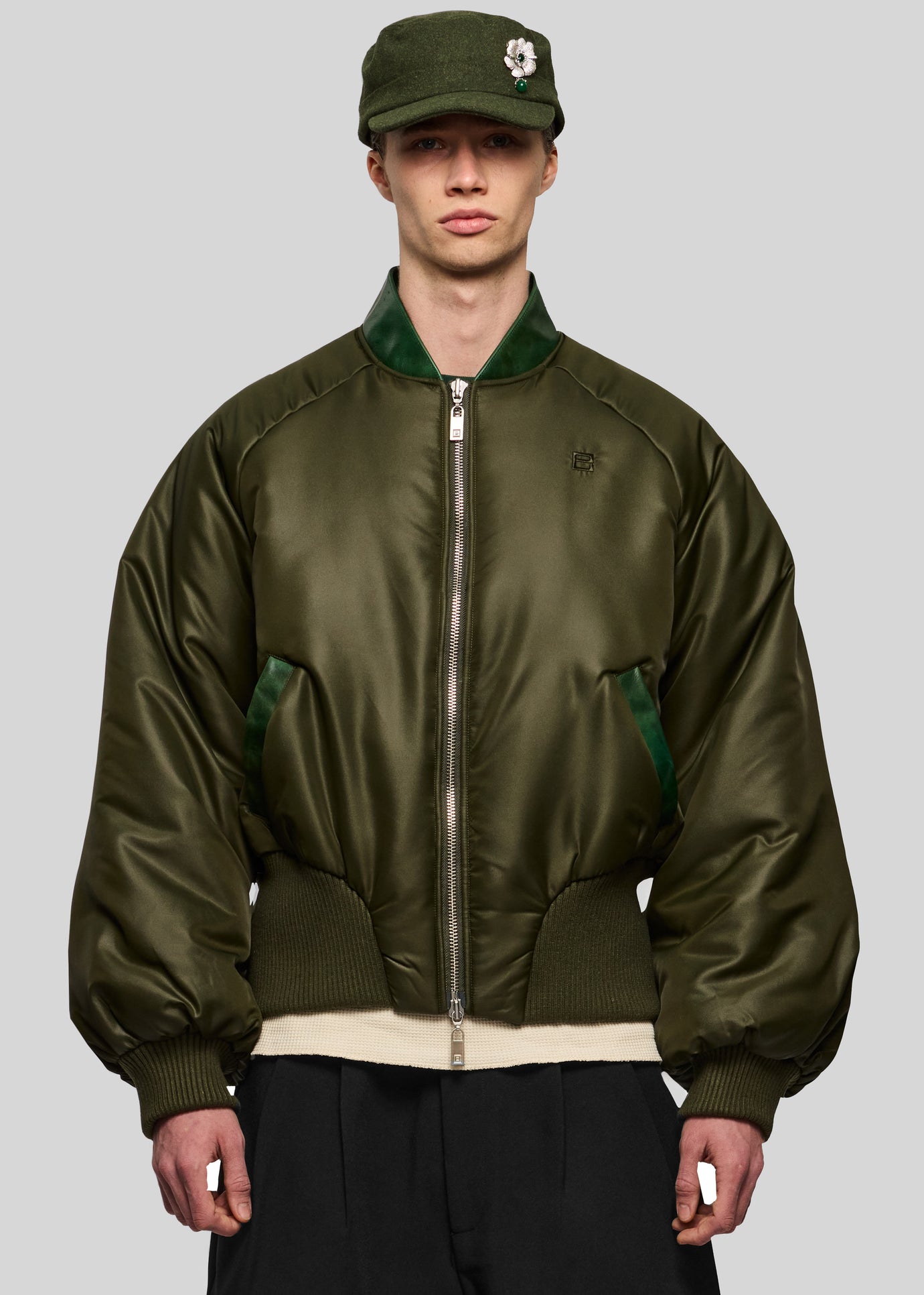 Pieces Uniques Le Bomber Nouh - Green