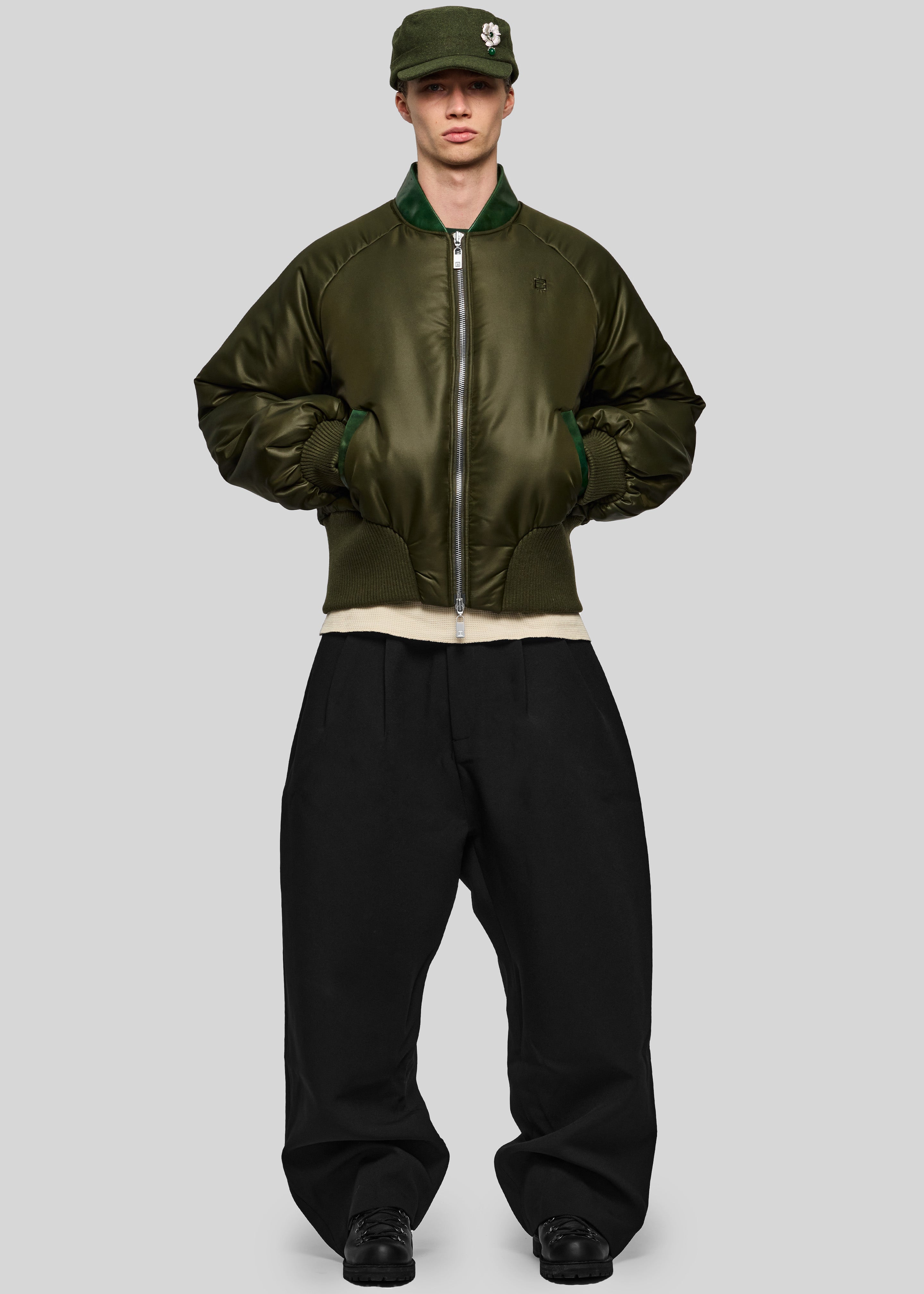 Pieces Uniques Le Bomber Nouh - Green - 9 - [gender-male]