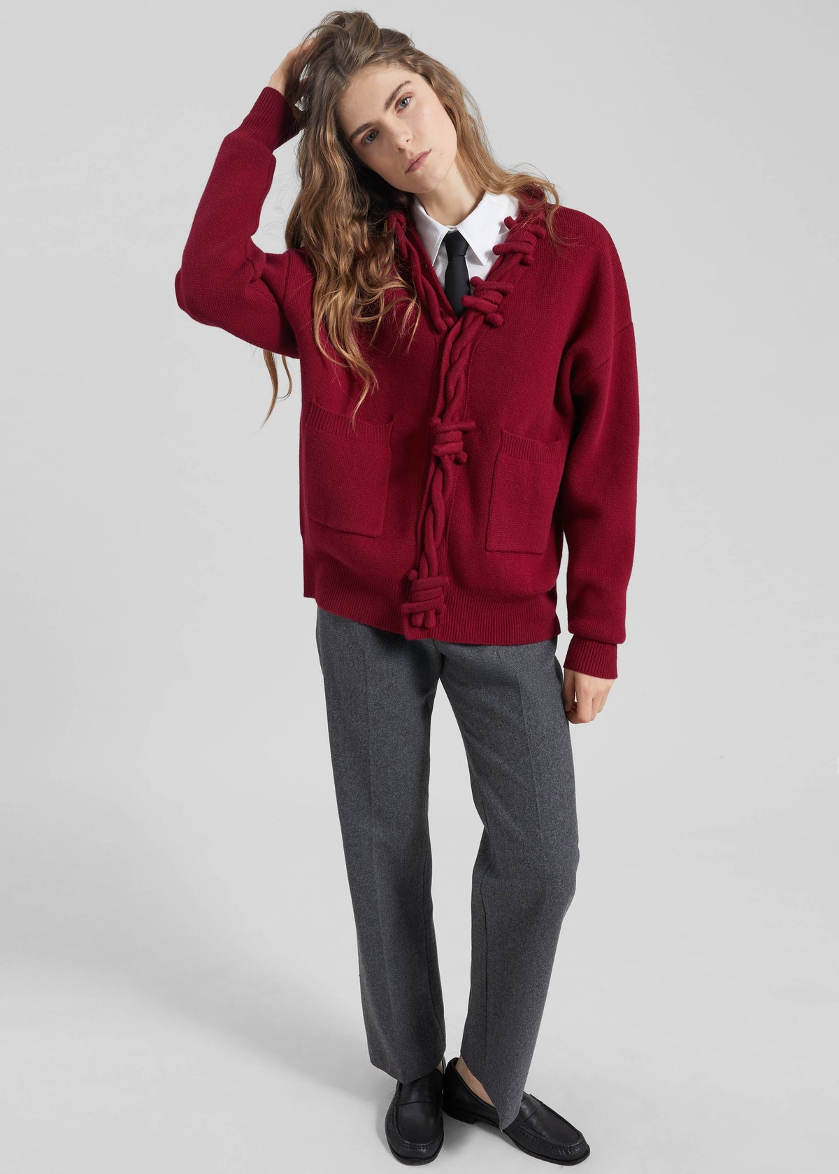 Pieces Uniques Le Cardigan Pierre Barbele - Red - 3