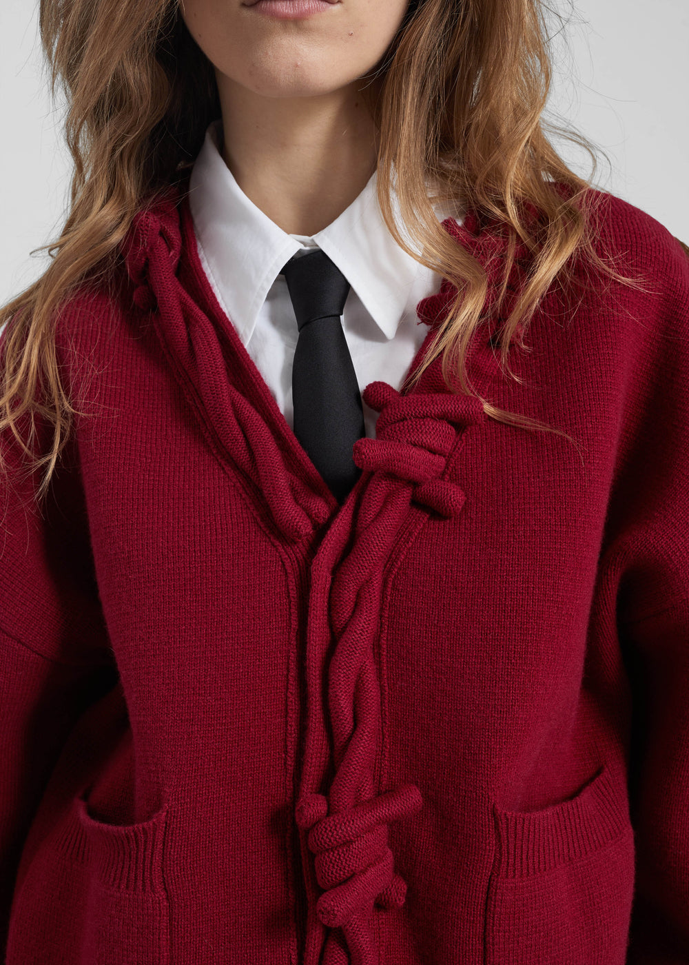 Pieces Uniques Le Cardigan Pierre Barbele - Red - 1