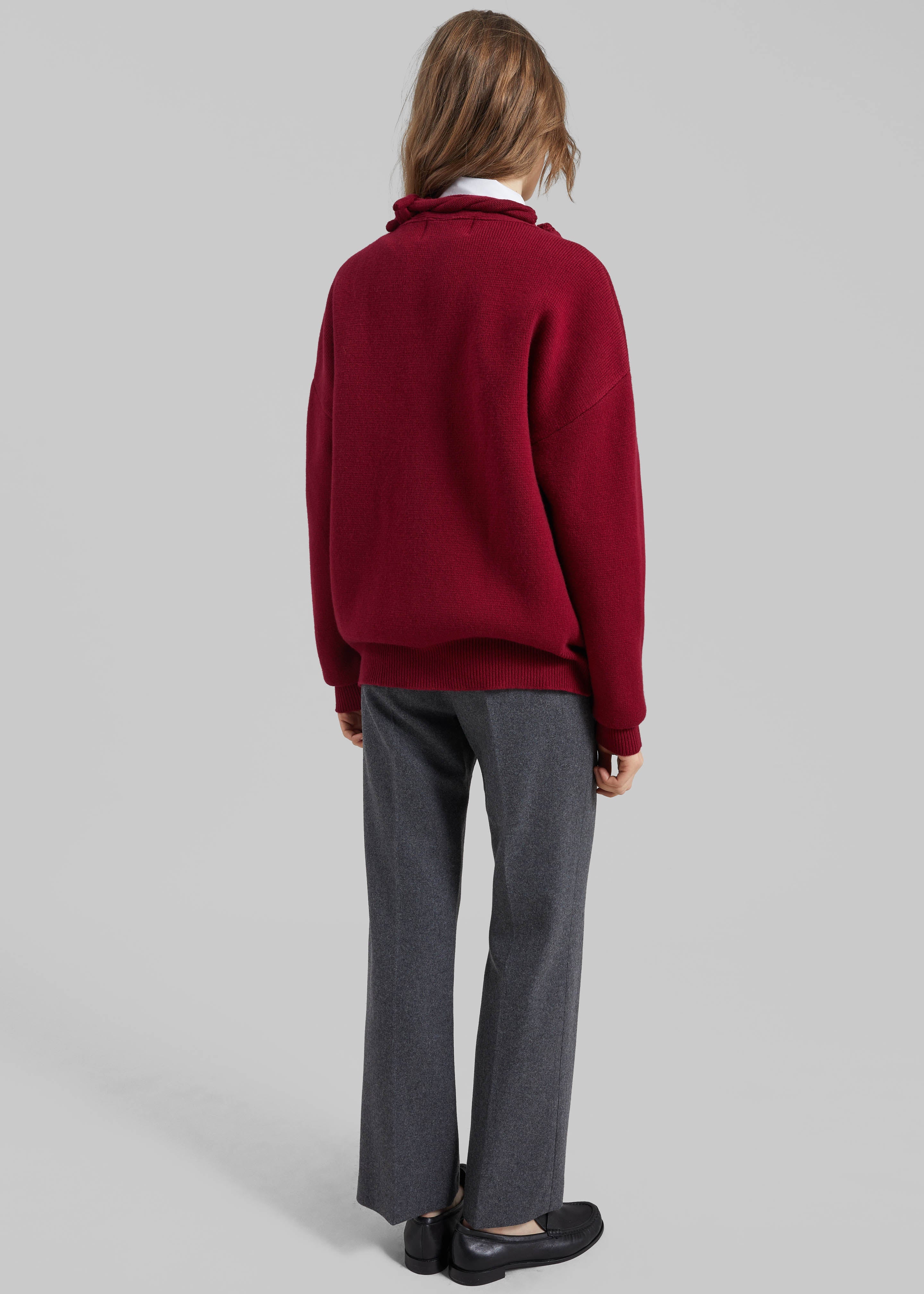 Pieces Uniques Le Cardigan Pierre Barbele - Red - 5