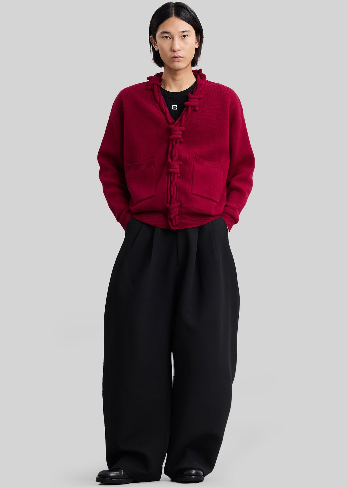 Pieces Uniques Le Cardigan Pierre Barbele - Red - 6 - [gender-male]