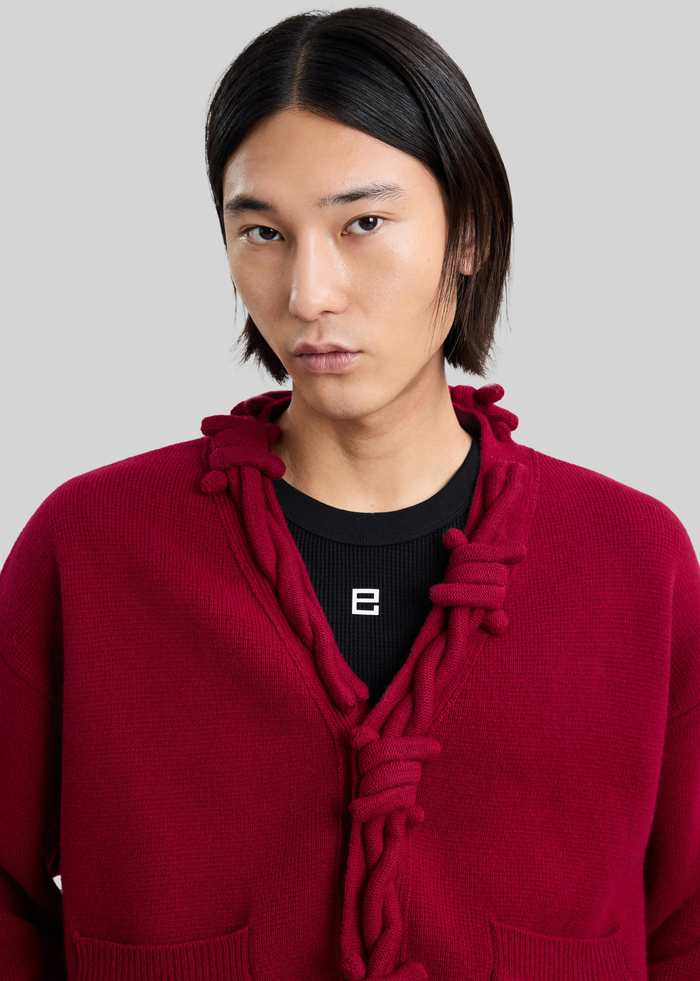 Pieces Uniques Le Cardigan Pierre Barbele - Red - 1