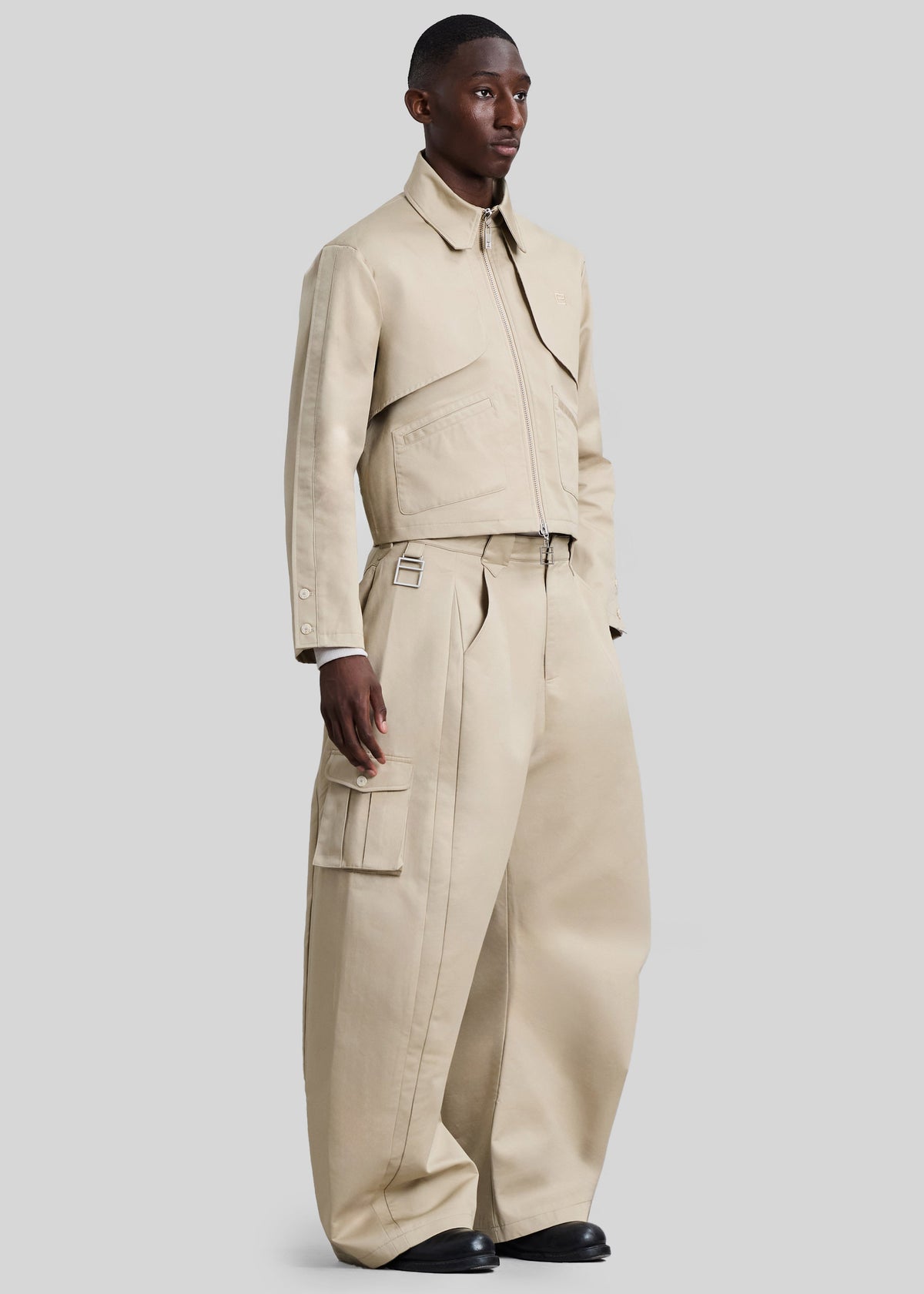 Pieces Uniques Le Cargo Pants Emin - Beige - 8 - [gender-male]