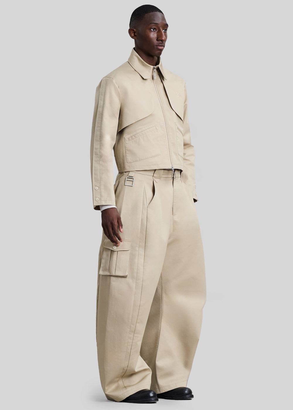 Pieces Uniques Le Cargo Pants Emin - Beige - 1