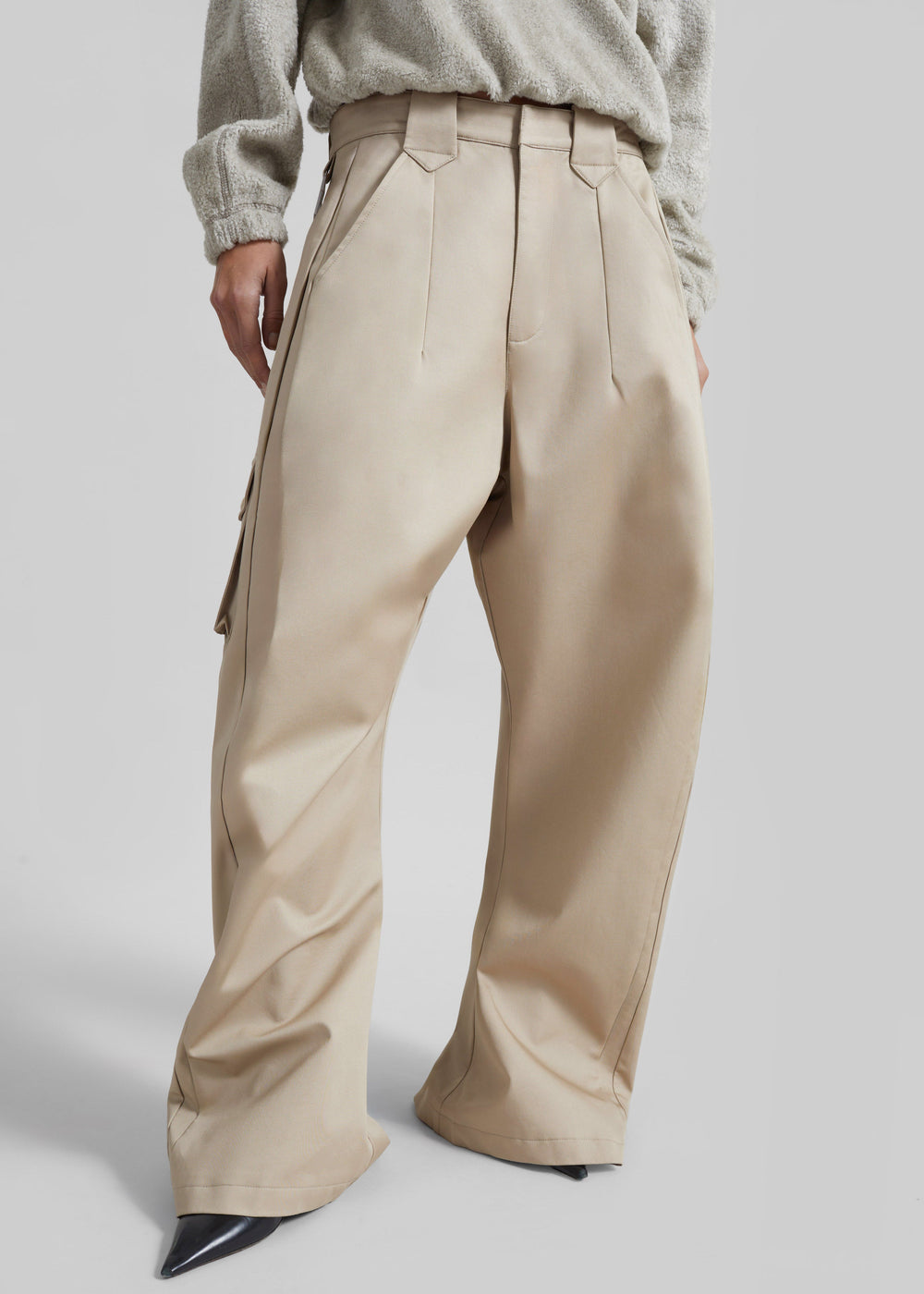 Pieces Uniques Le Cargo Pants Emin - Beige - 1