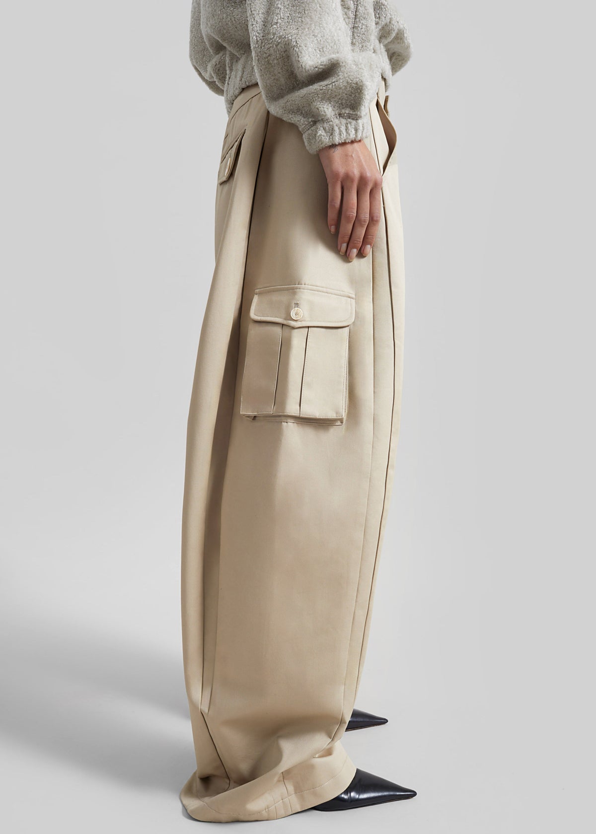 Pieces Uniques Le Cargo Pants Emin - Beige - 4