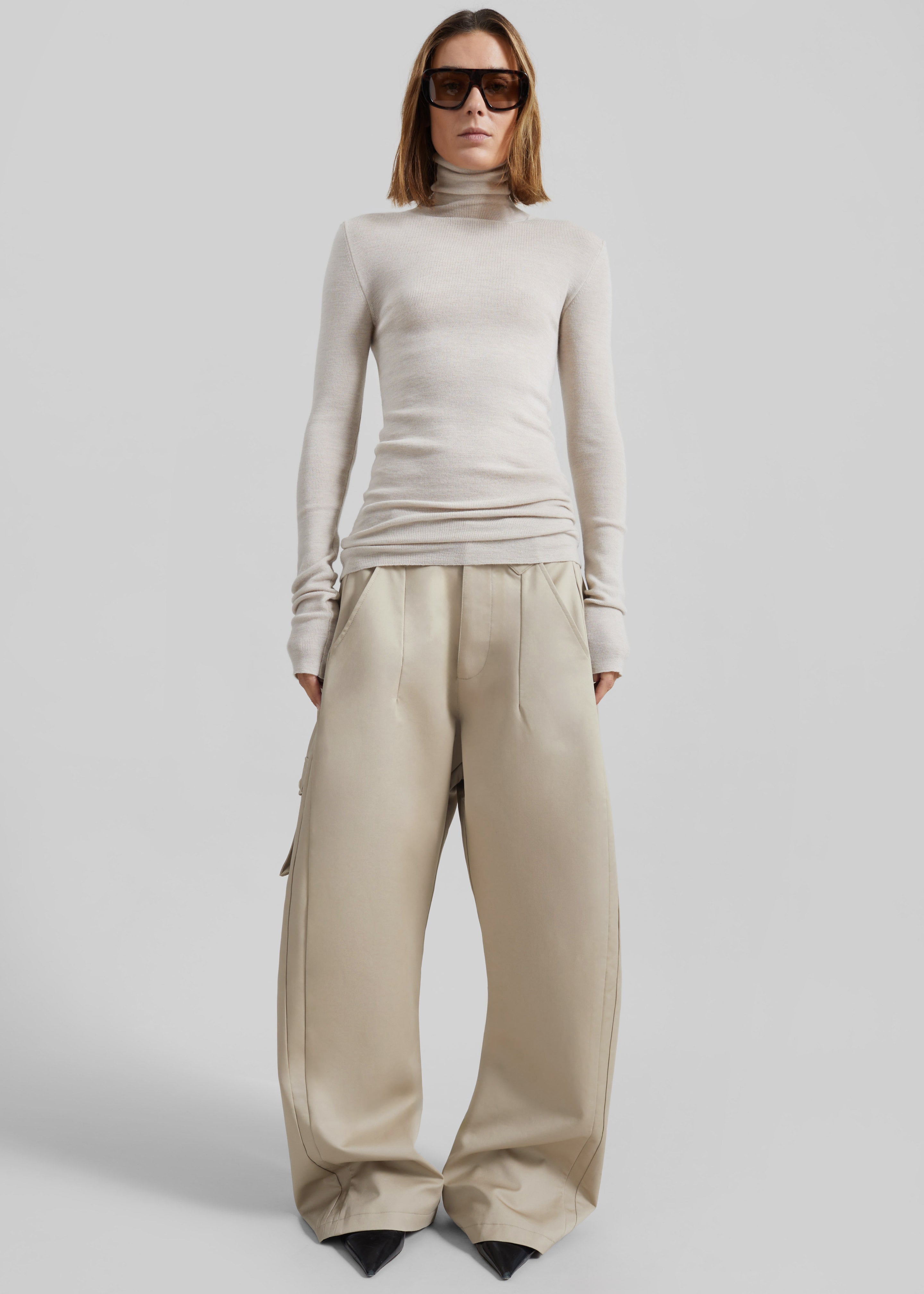 Pieces Uniques Le Cargo Pants Emin - Beige - 5
