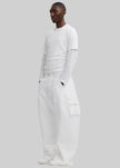 Pieces Uniques Le Cargo Pants Emin - White Wash