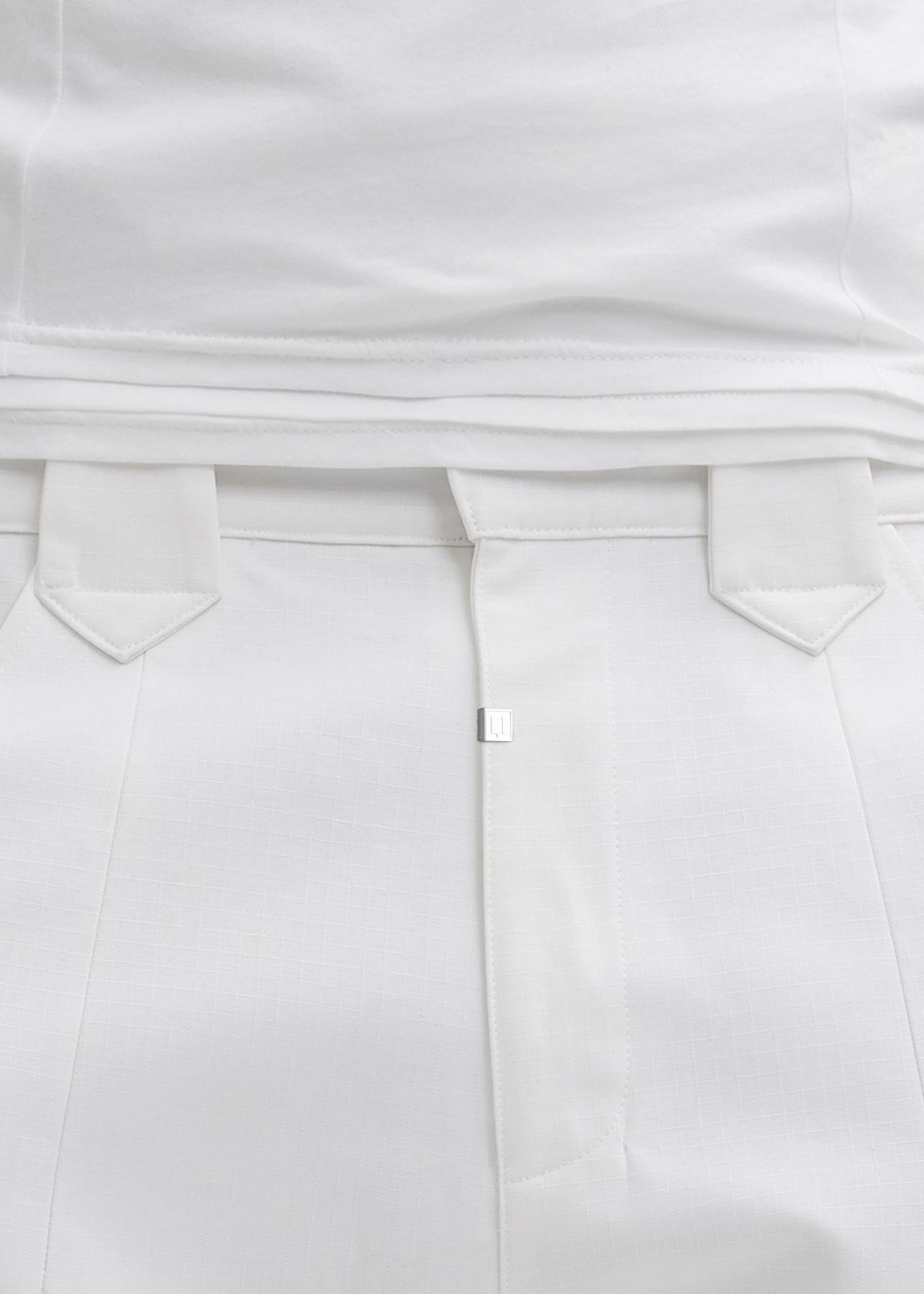 Pieces Uniques Le Cargo Pants Emin - White Wash - 5