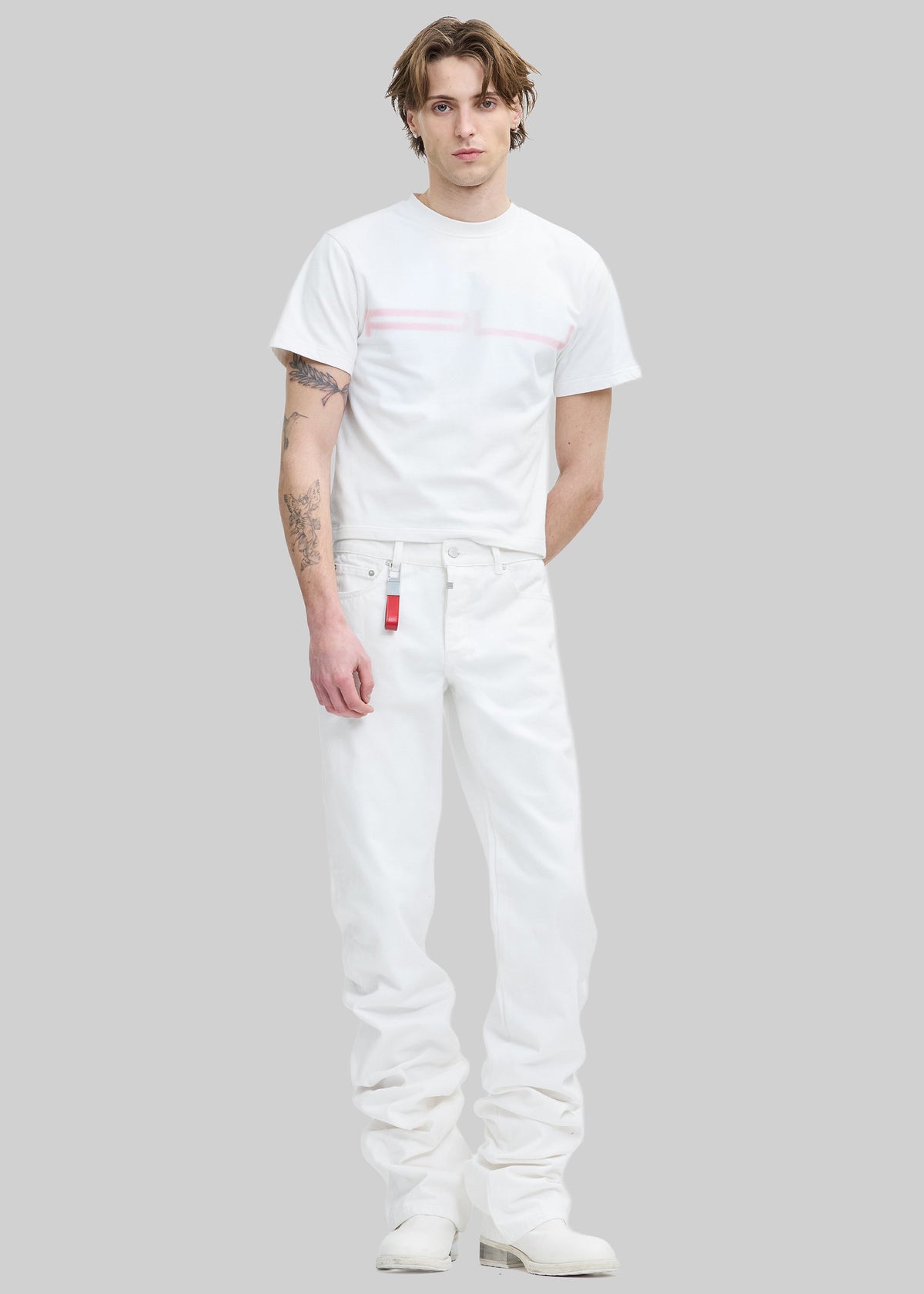 Pieces Uniques Denim Pants - White Wash - 11