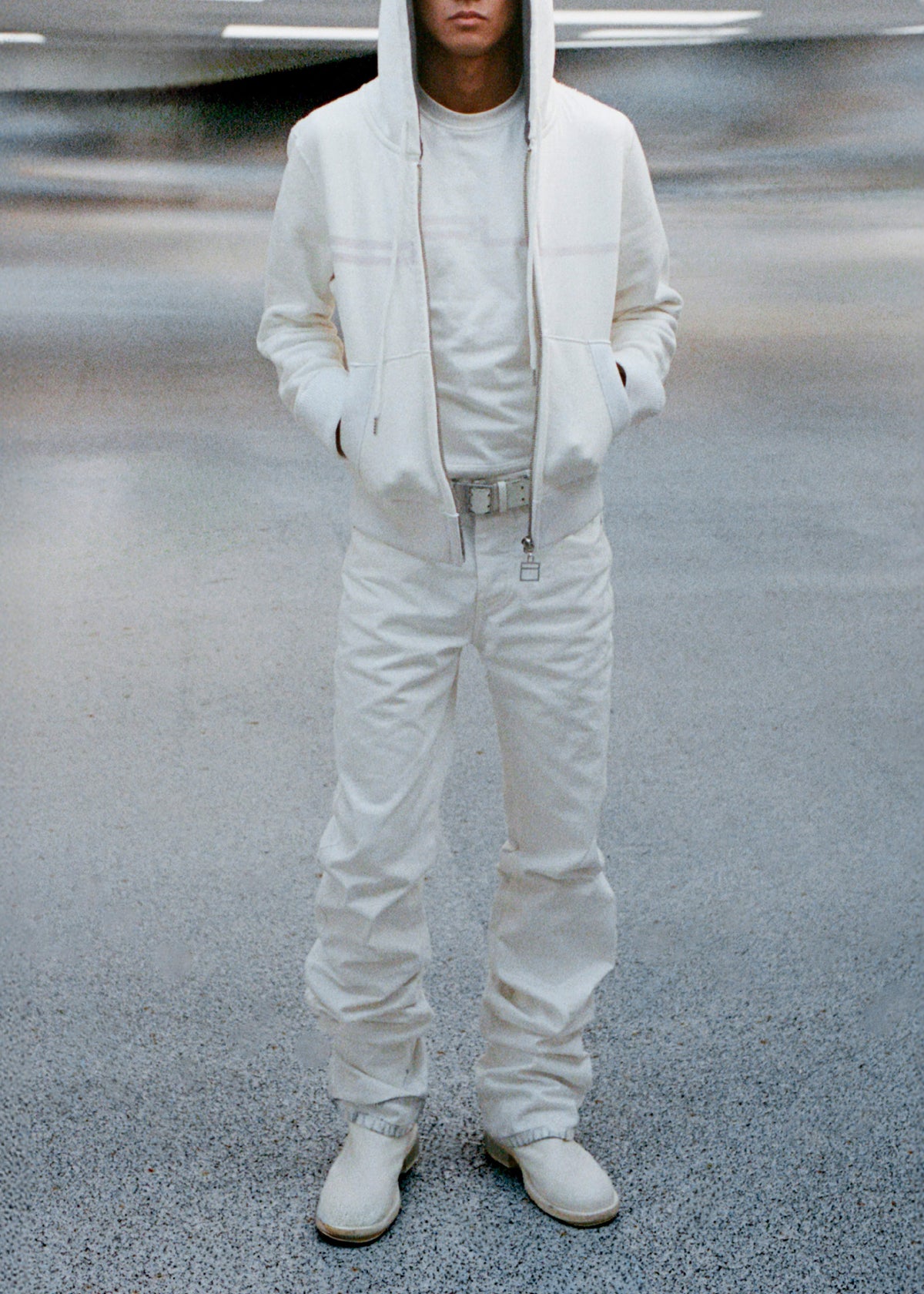 Pieces Uniques Denim Pants - White Wash - 8 - [gender-male]