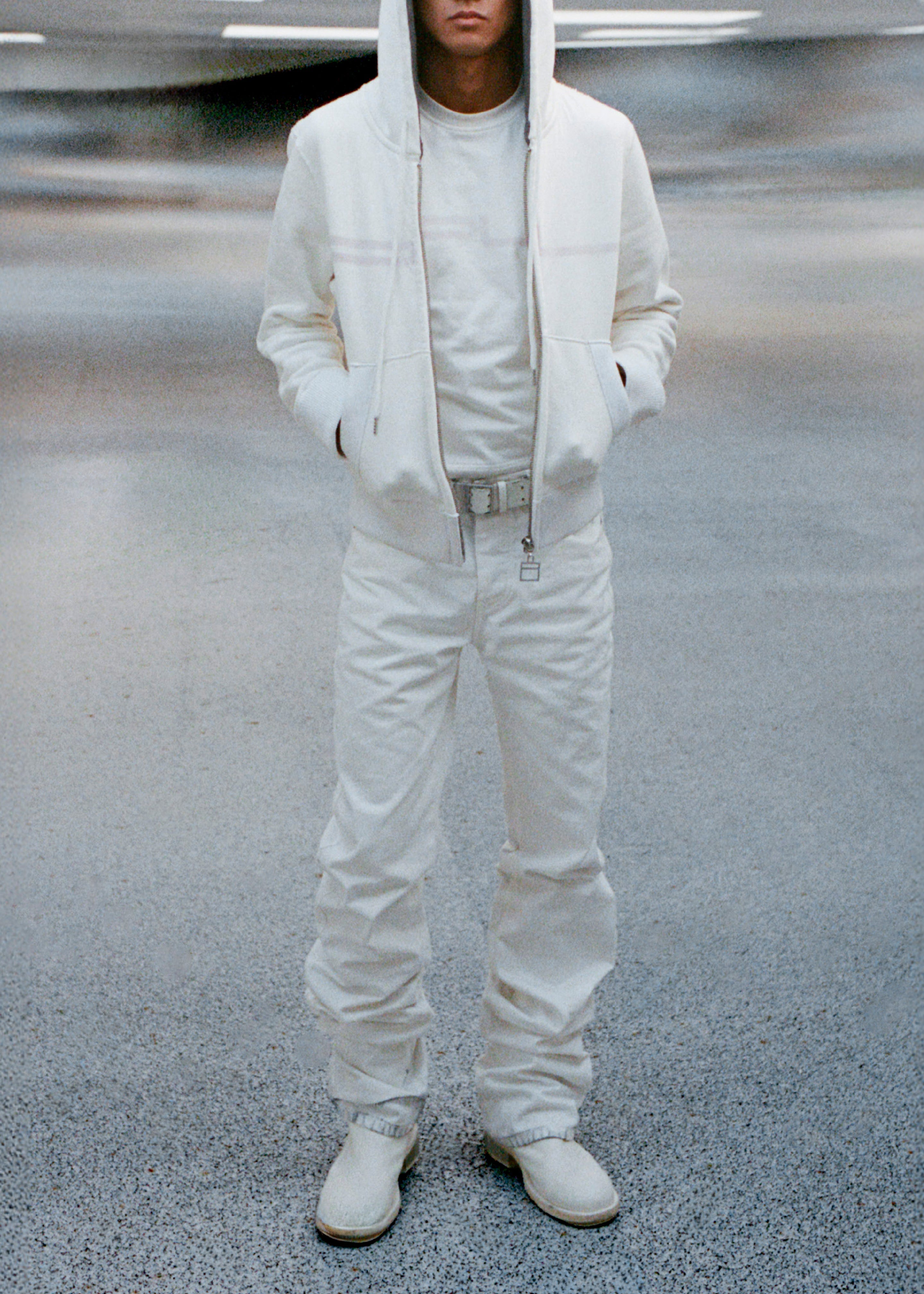 Pieces Uniques Denim Pants - White Wash - 8 - [gender-male]