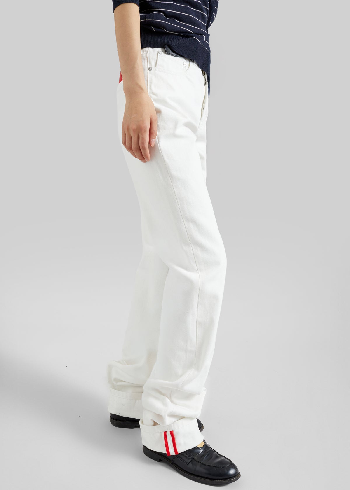 Pieces Uniques Denim Pants - White Wash - 7