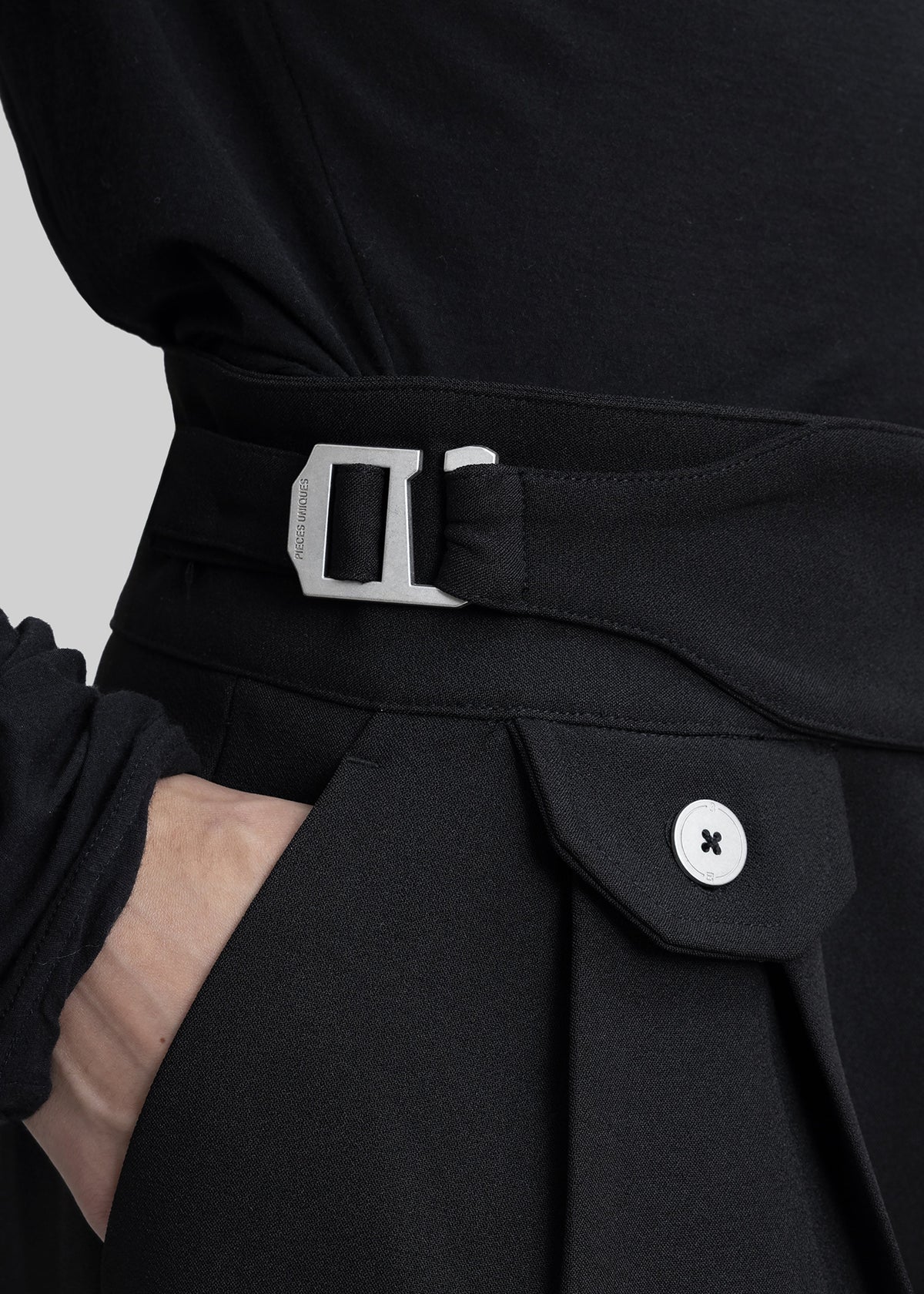 Pieces Uniques Qwan Pants - Black Onyx - 3
