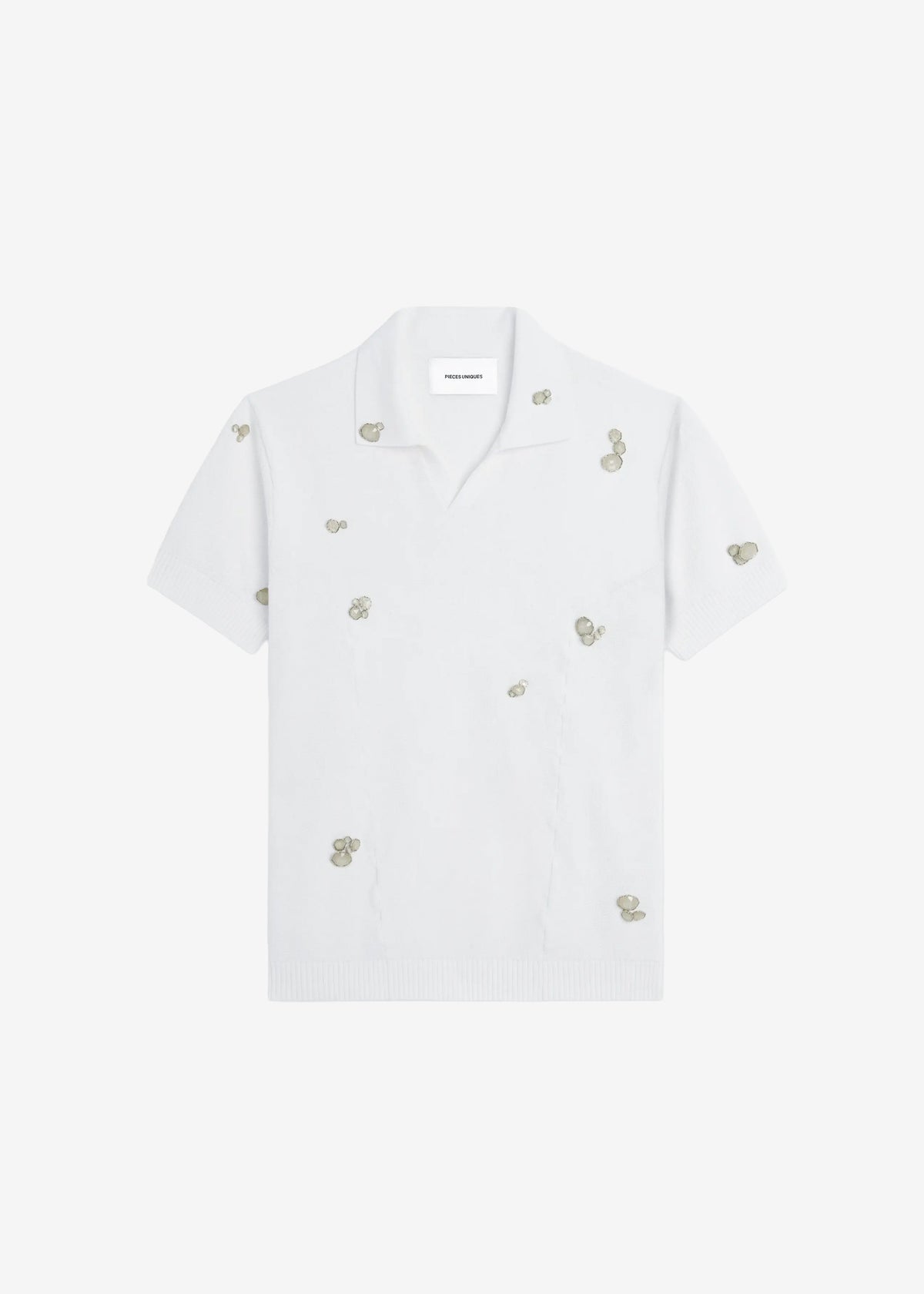 Pieces Uniques Polo Shirt - White Wash - 10