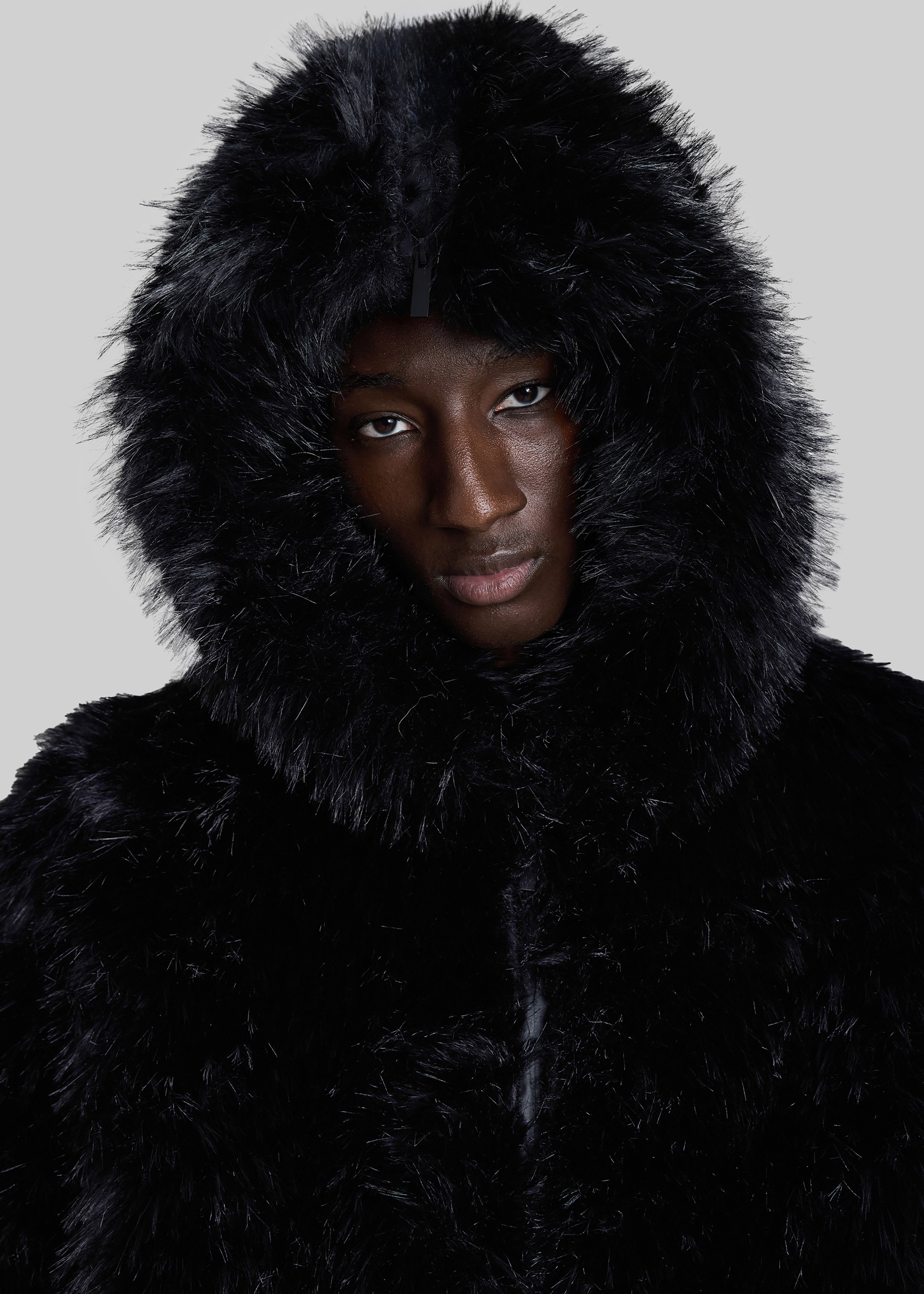 Pieces Uniques Le Sailor Faux Fur Sweatshirt - Black - 10
