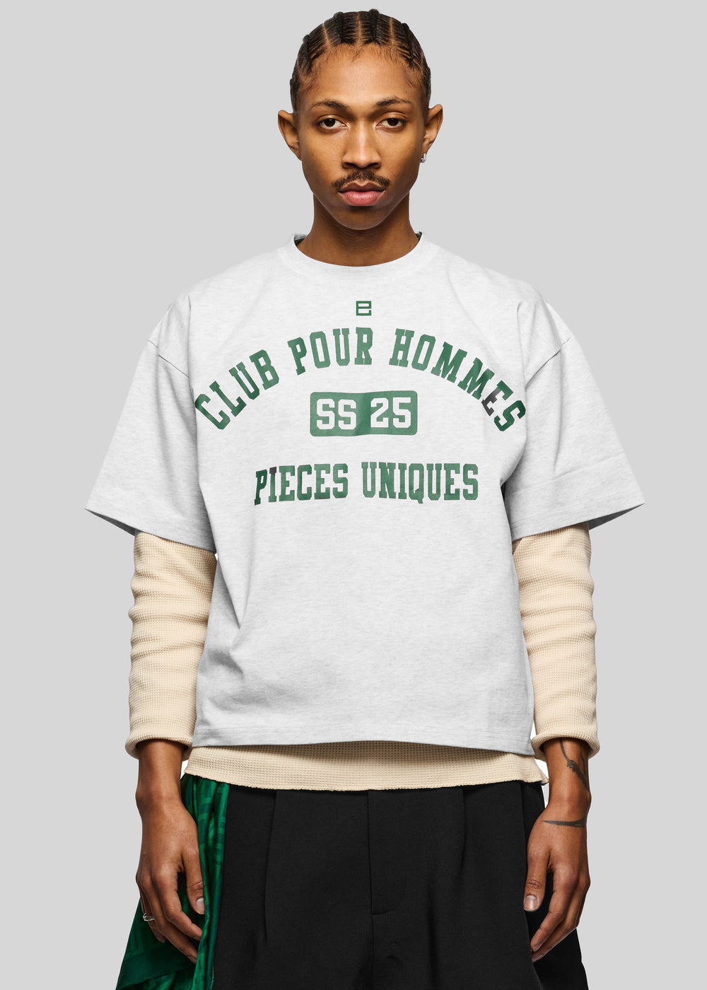 Pieces Uniques Le T-Shirt Adem Cph - Grey