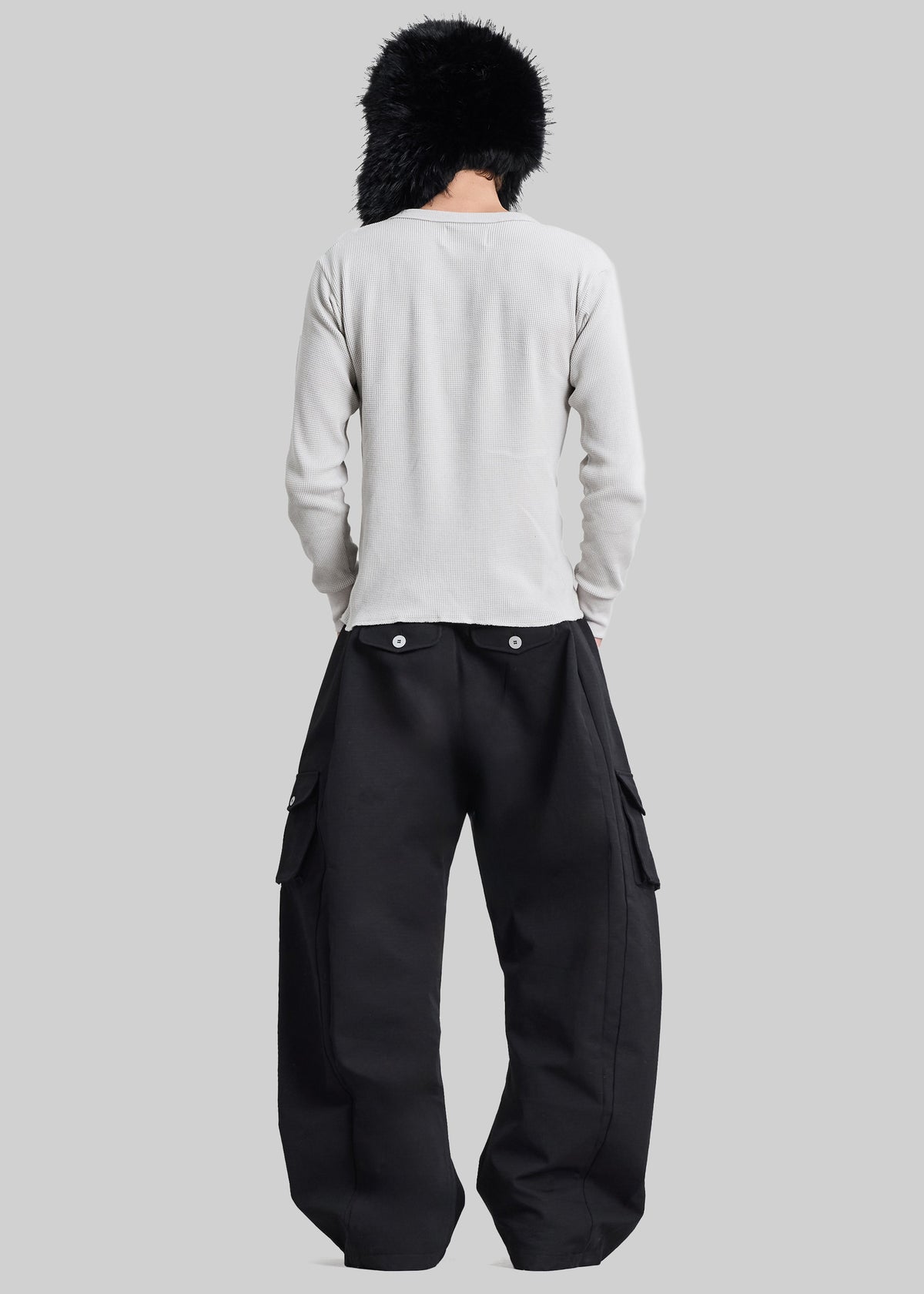 Pieces Uniques Monde Libre Thermal T-Shirt - Grey - 5