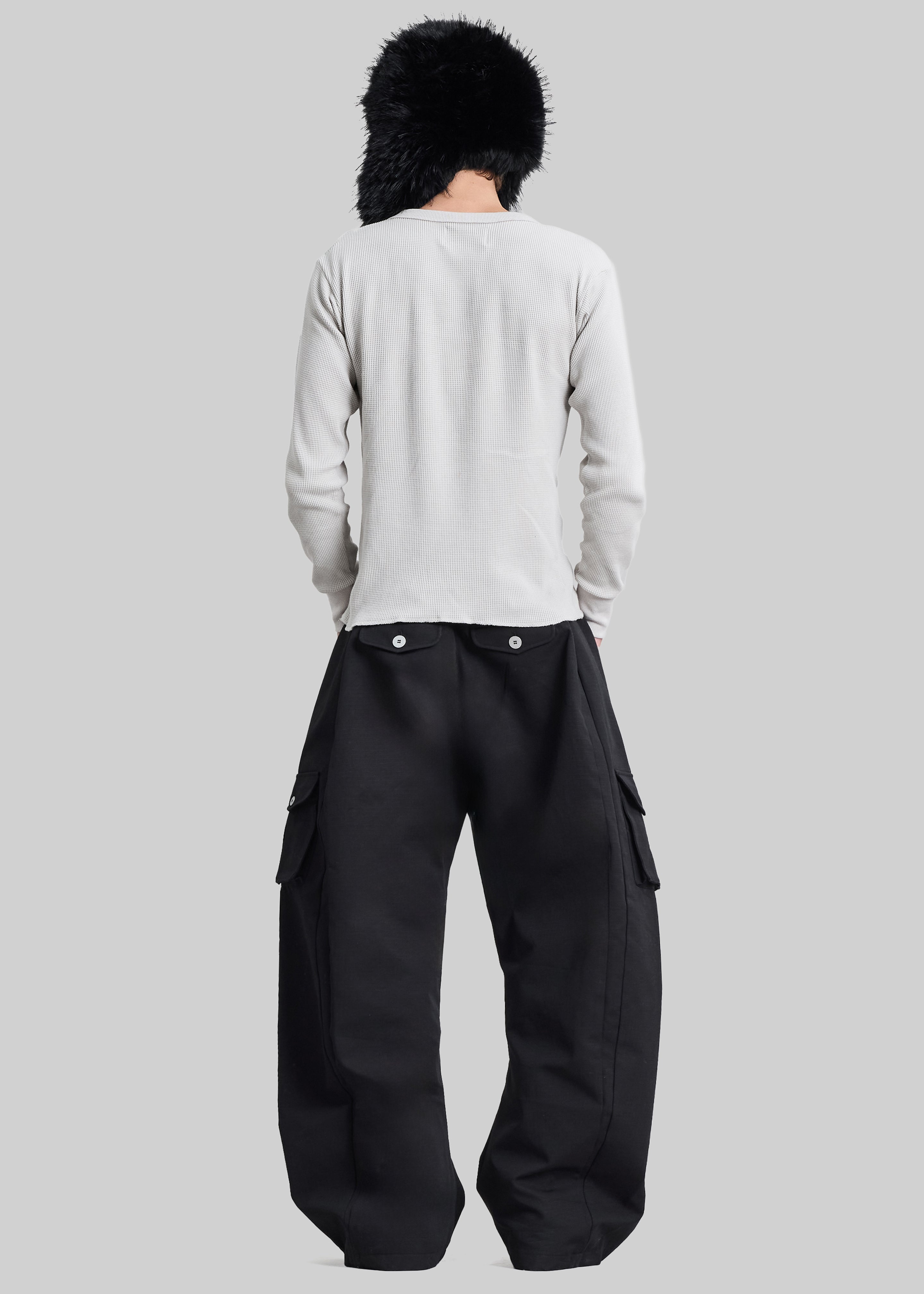 Pieces Uniques Monde Libre Thermal T-Shirt - Grey - 5