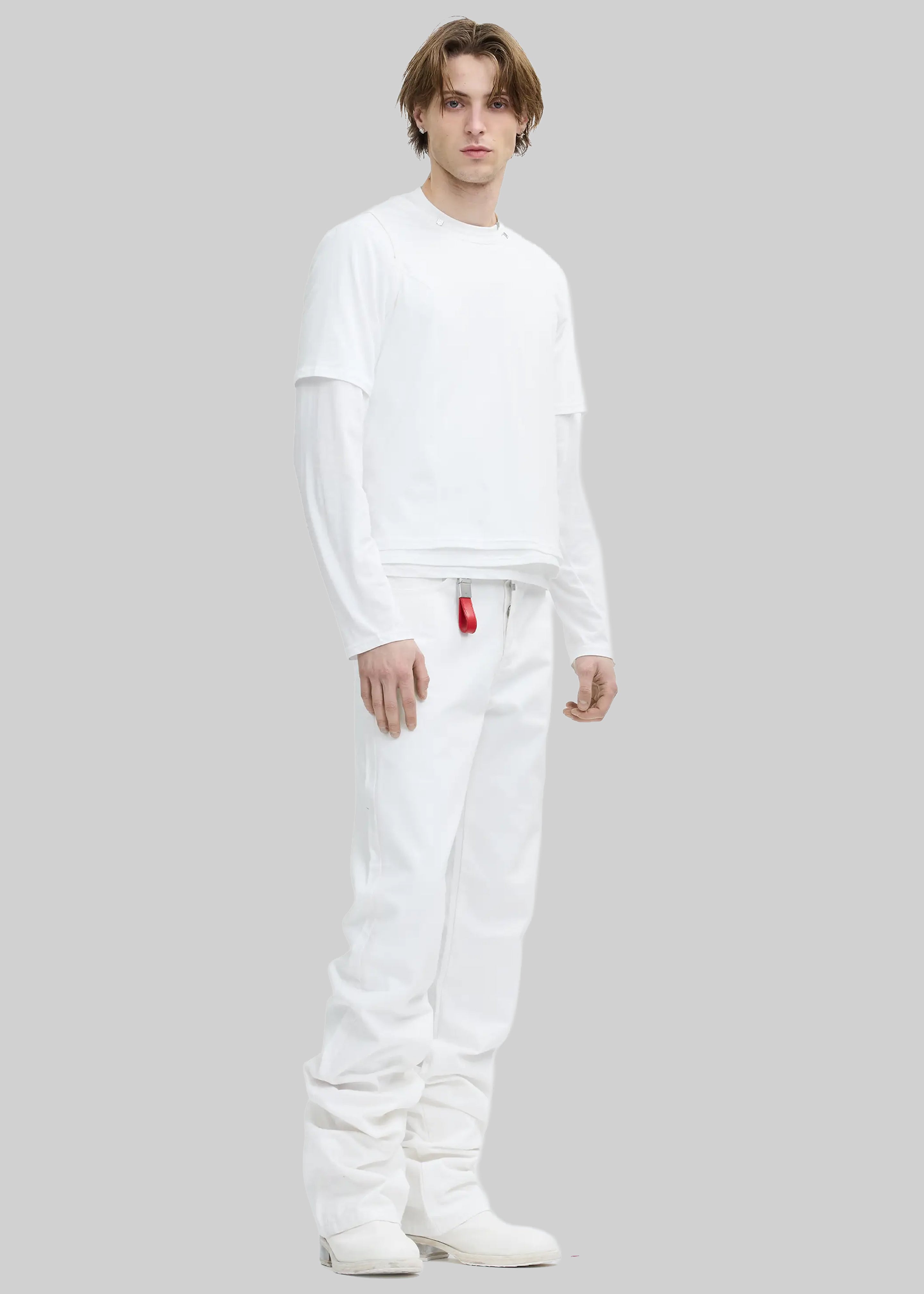 Pieces Uniques Sukashi Multi Top - White - 5