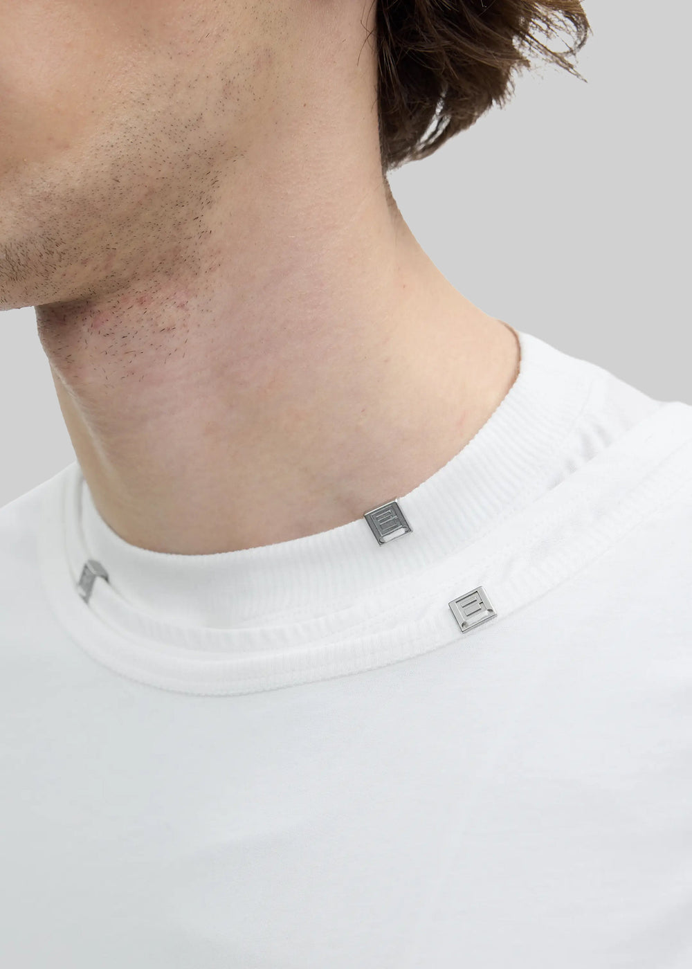 Pieces Uniques Sukashi Multi Top - White - 1